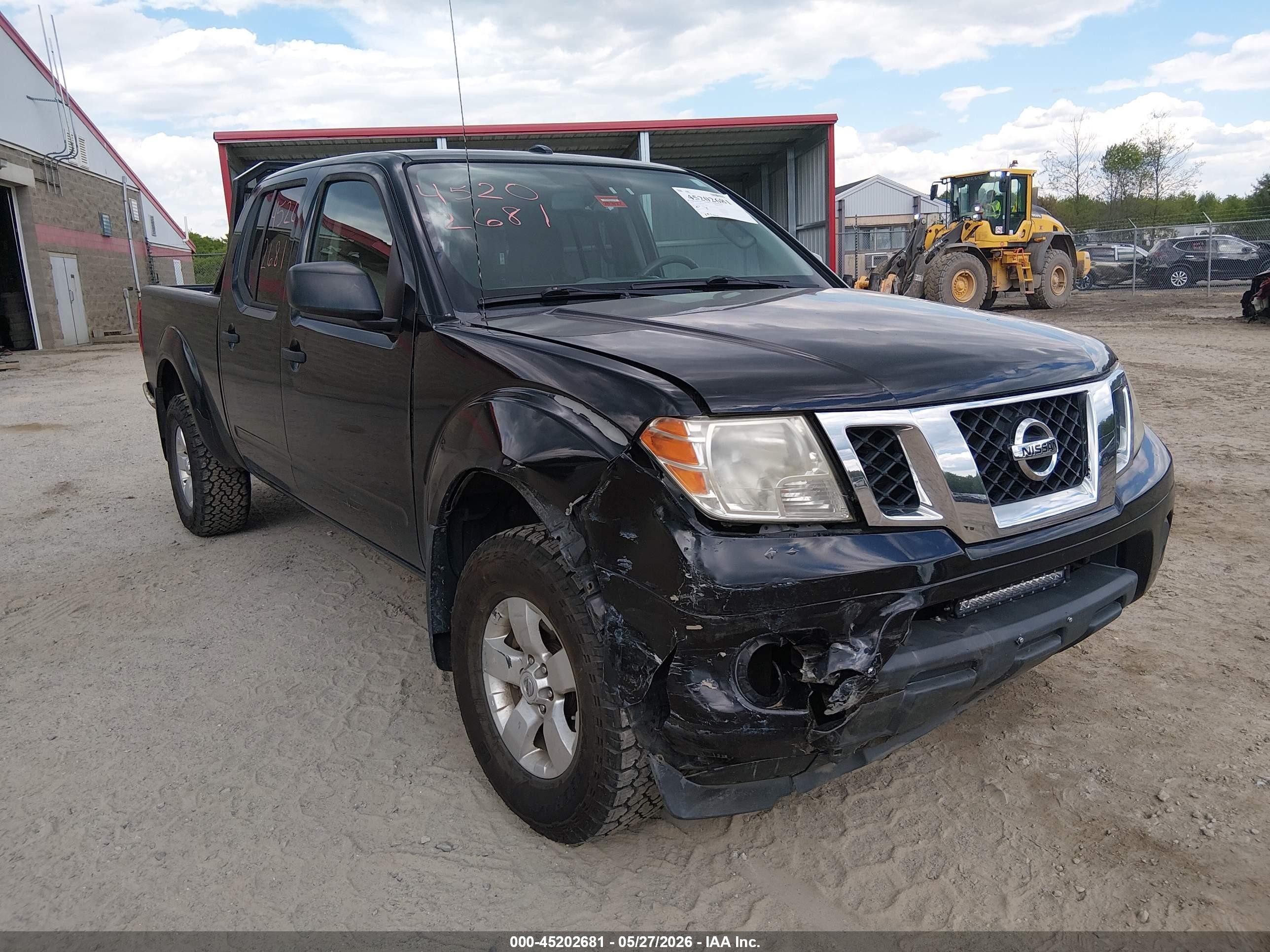 2012 Nissan Frontier Sv Black vin: 1N6AD0FV3CC414465