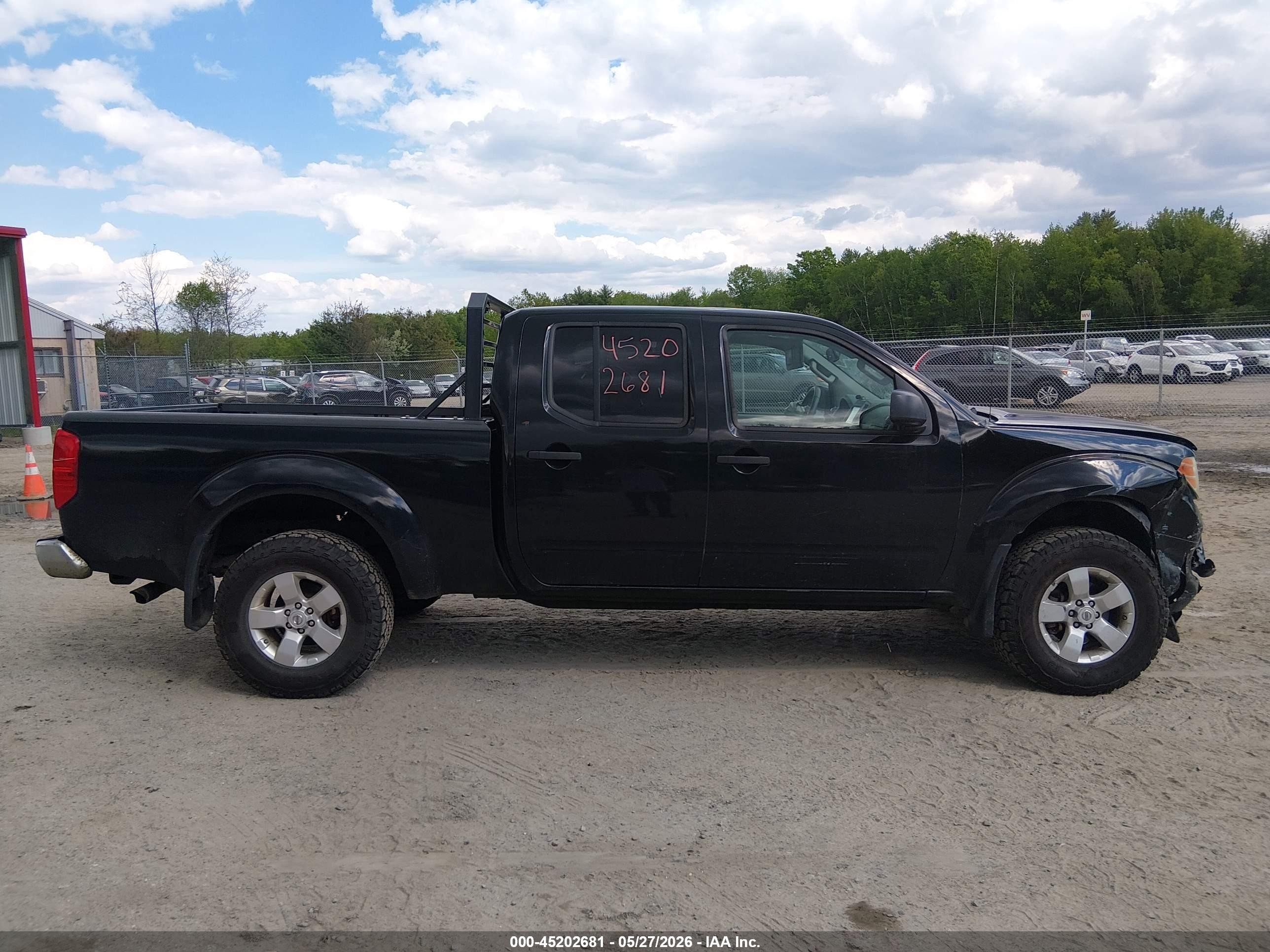 2012 Nissan Frontier Sv Black vin: 1N6AD0FV3CC414465
