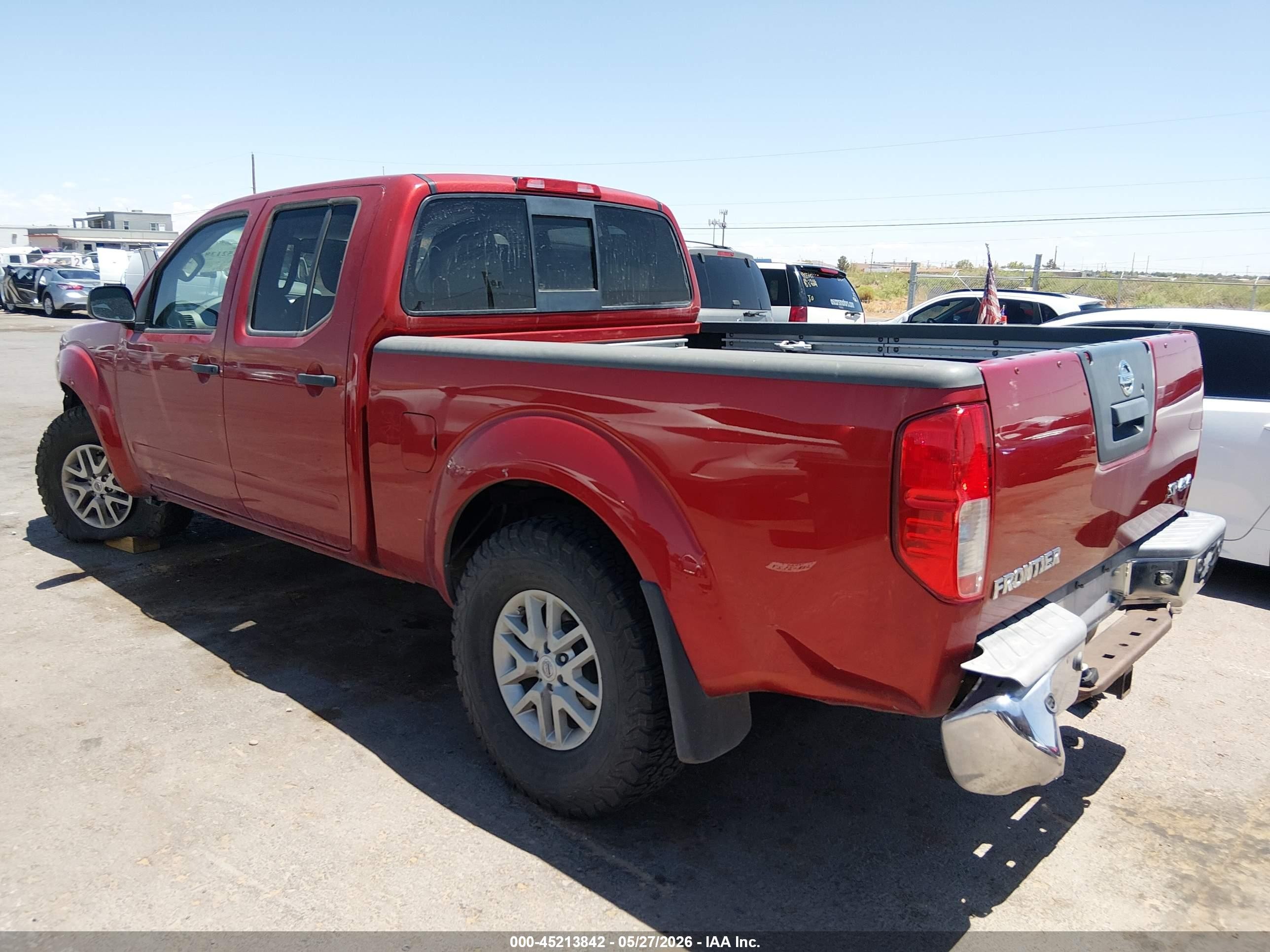 2014 Nissan Frontier Sv Red vin: 1N6AD0FV3EN711128