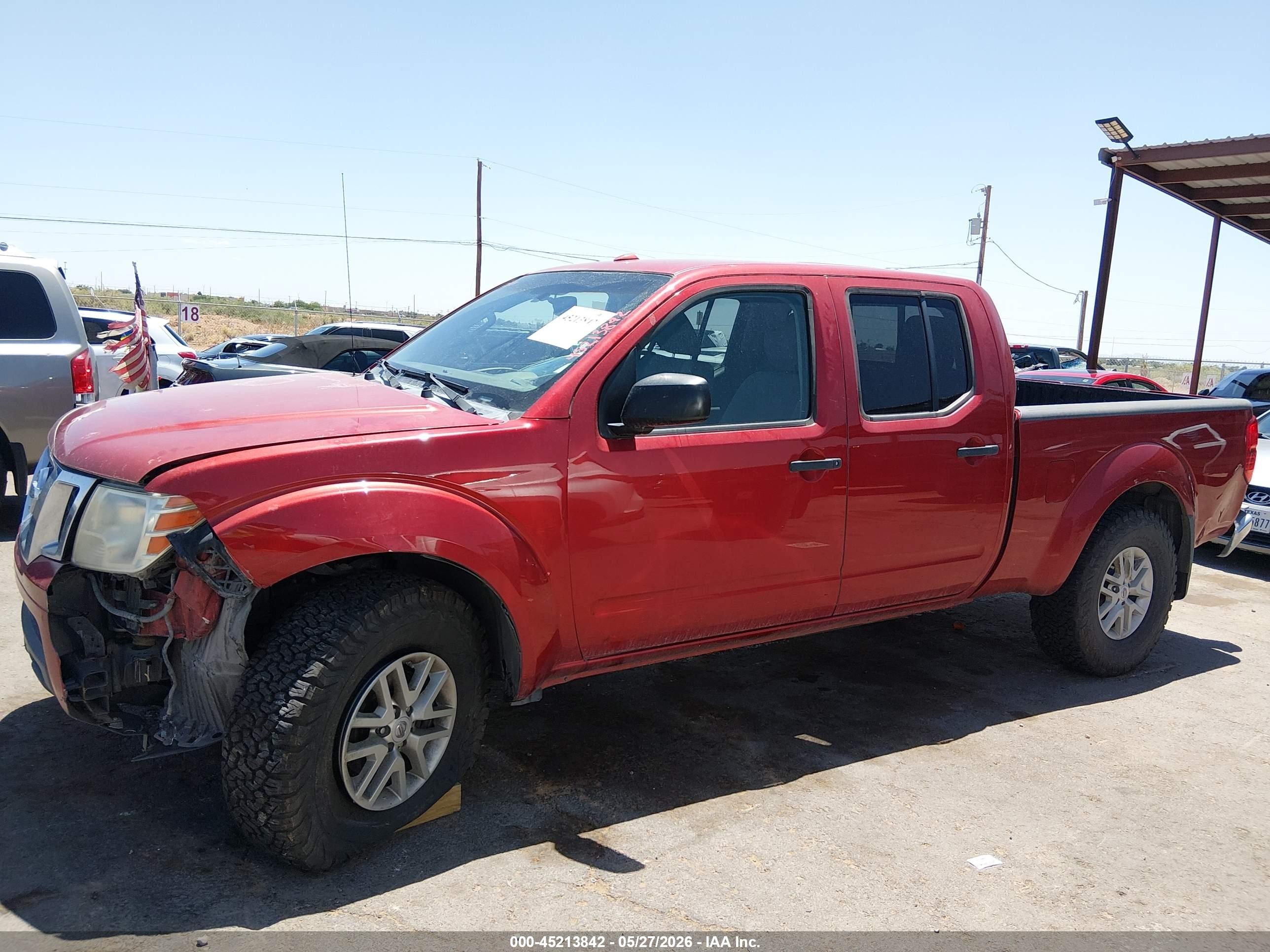 2014 Nissan Frontier Sv Red vin: 1N6AD0FV3EN711128