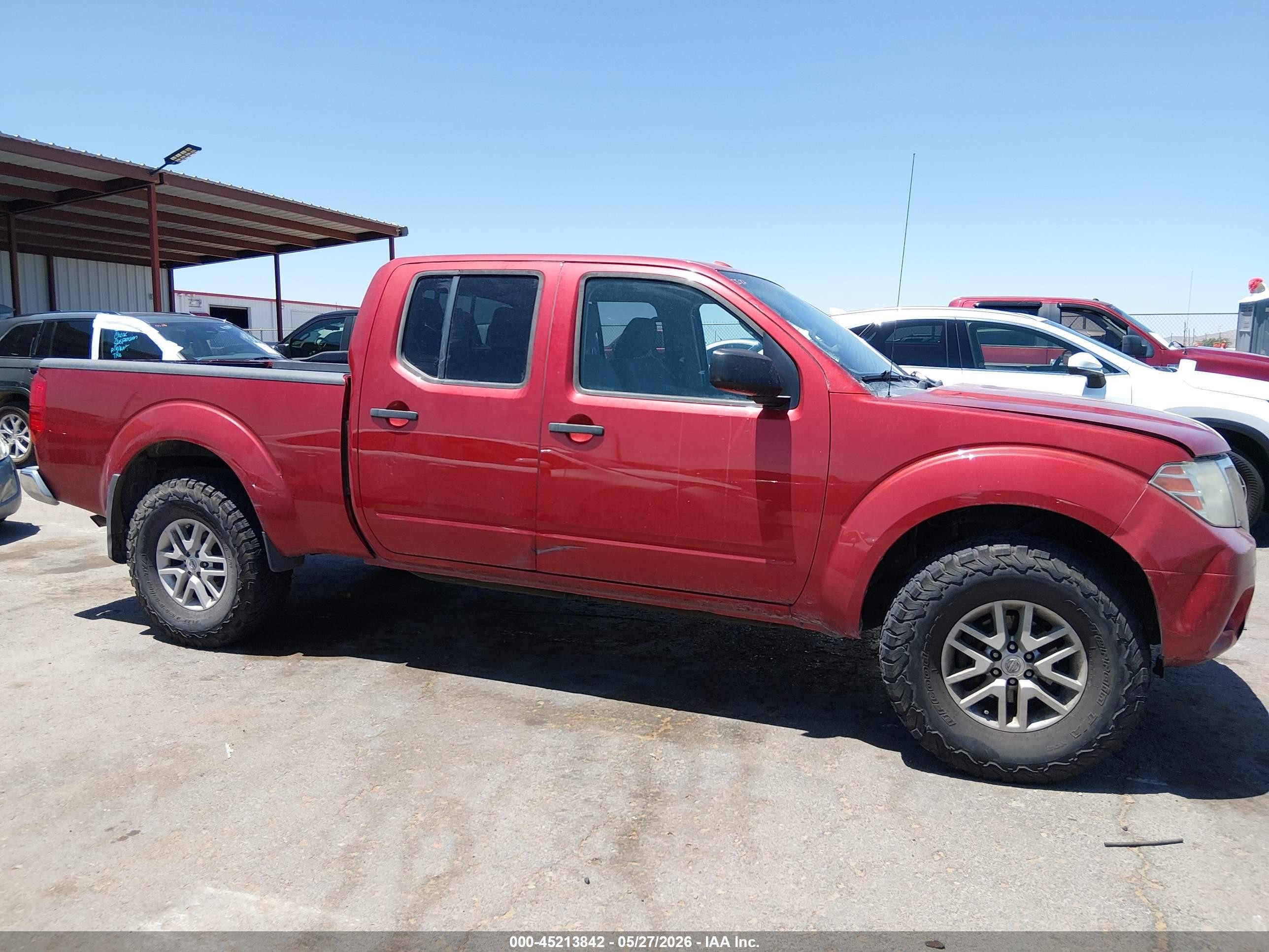 2014 Nissan Frontier Sv Red vin: 1N6AD0FV3EN711128