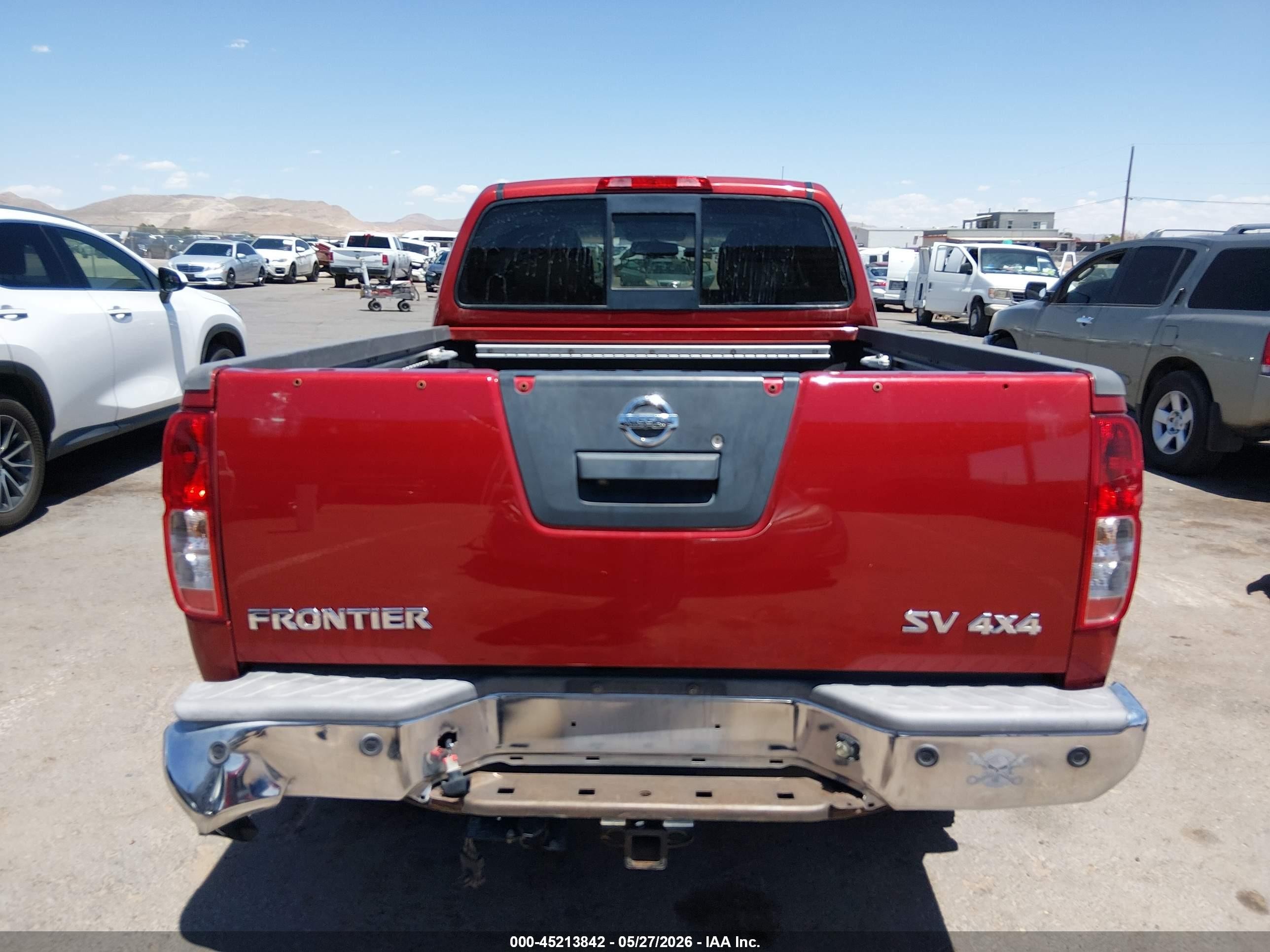 2014 Nissan Frontier Sv Red vin: 1N6AD0FV3EN711128