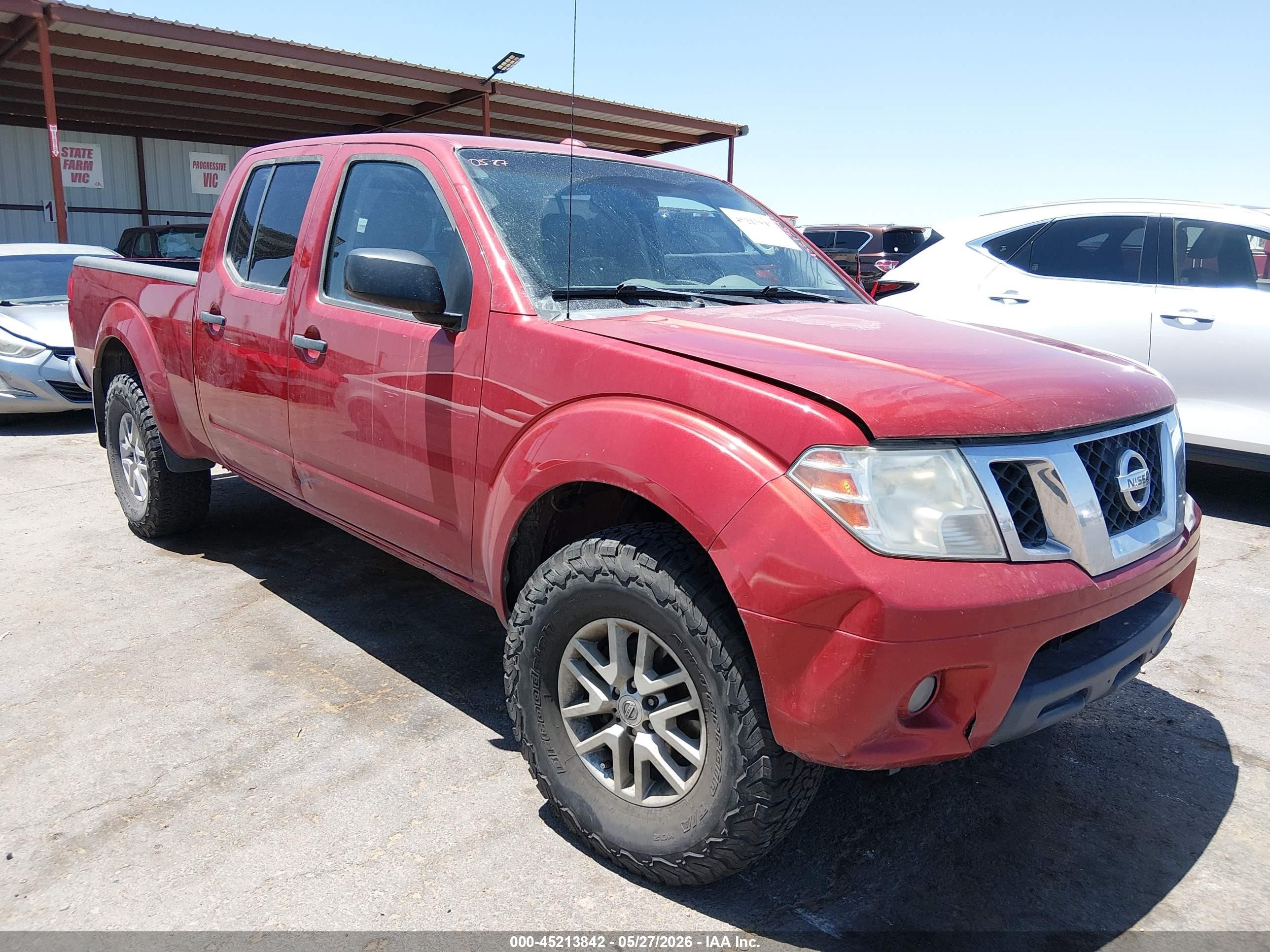 2014 Nissan Frontier Sv Red vin: 1N6AD0FV3EN711128