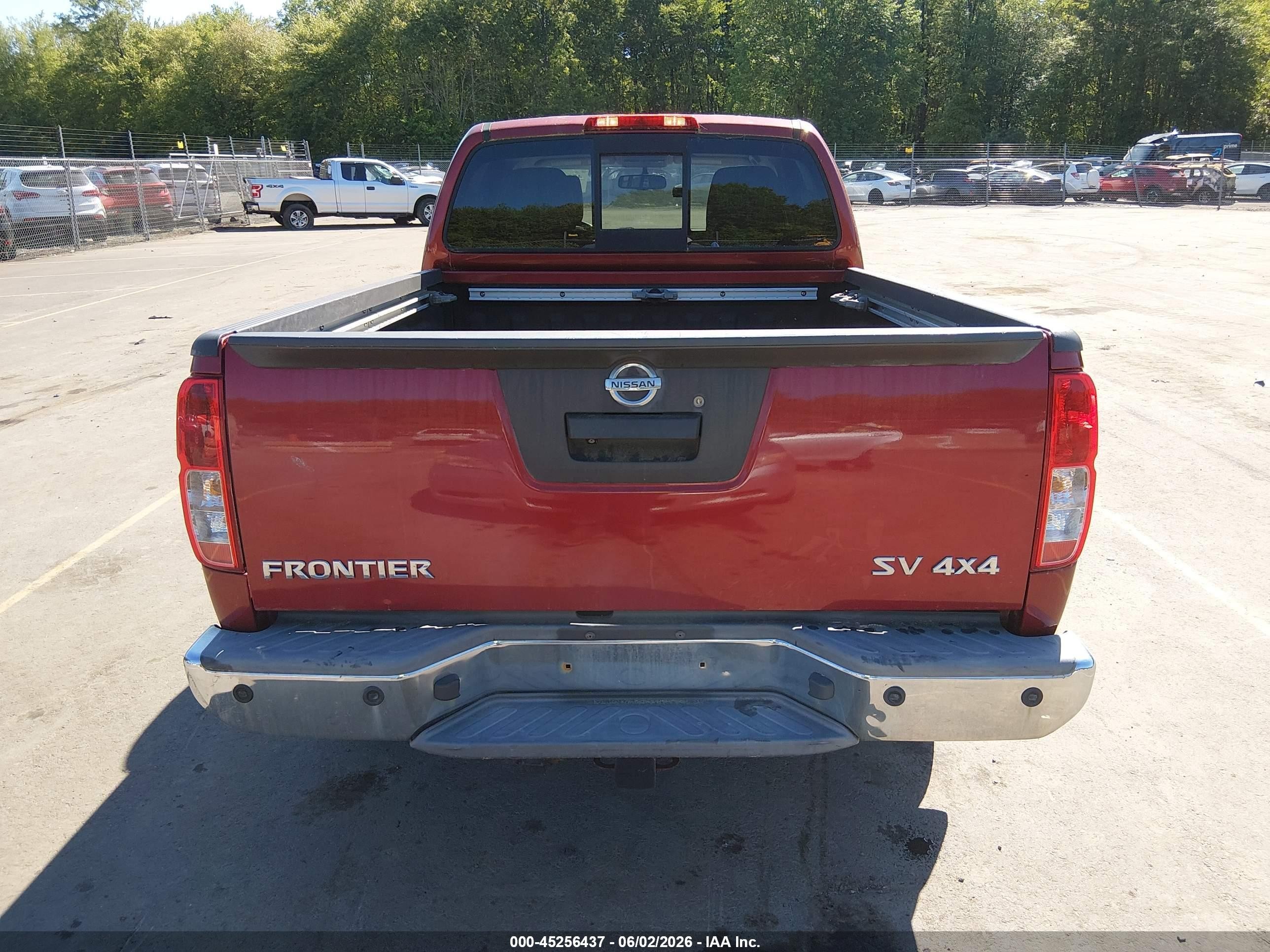 2014 Nissan Frontier Sv Темно-бордовый vin: 1N6AD0FV3EN750964