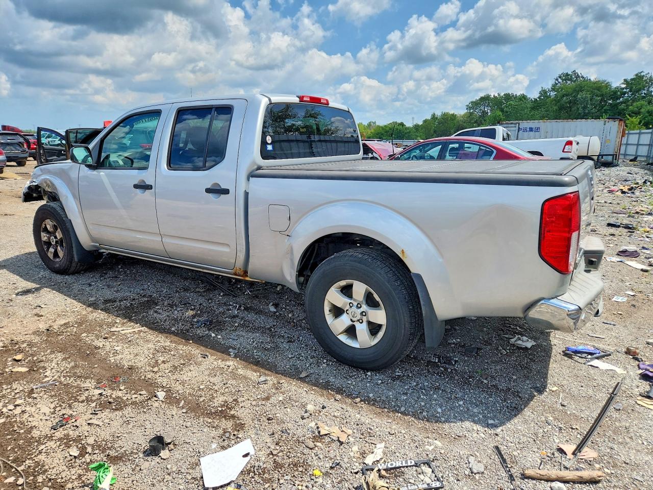 2011 Nissan Frontier Sv V6 Silver vin: 1N6AD0FV4BC438076