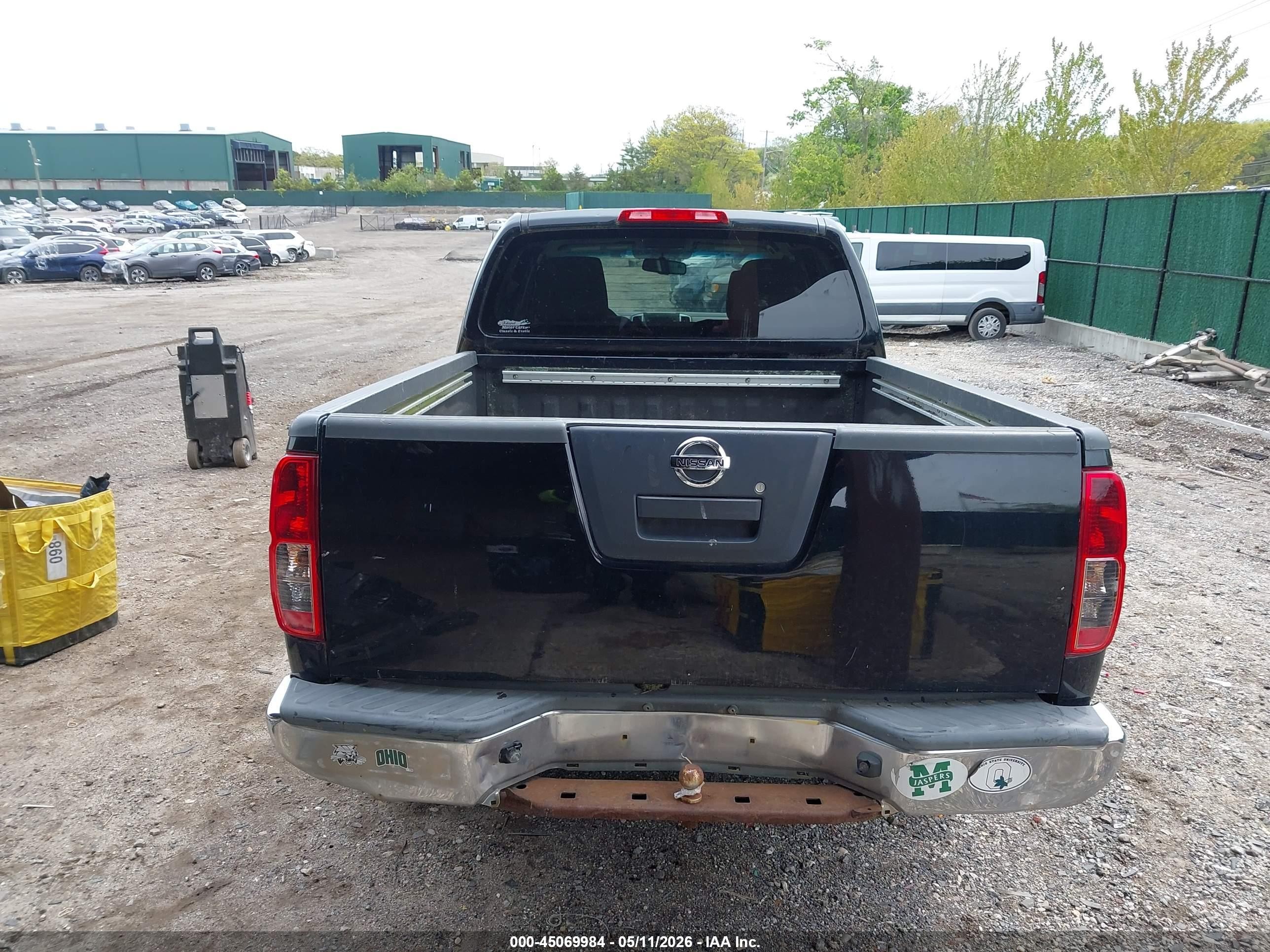 2012 Nissan Frontier Sv Black vin: 1N6AD0FV4CC420985