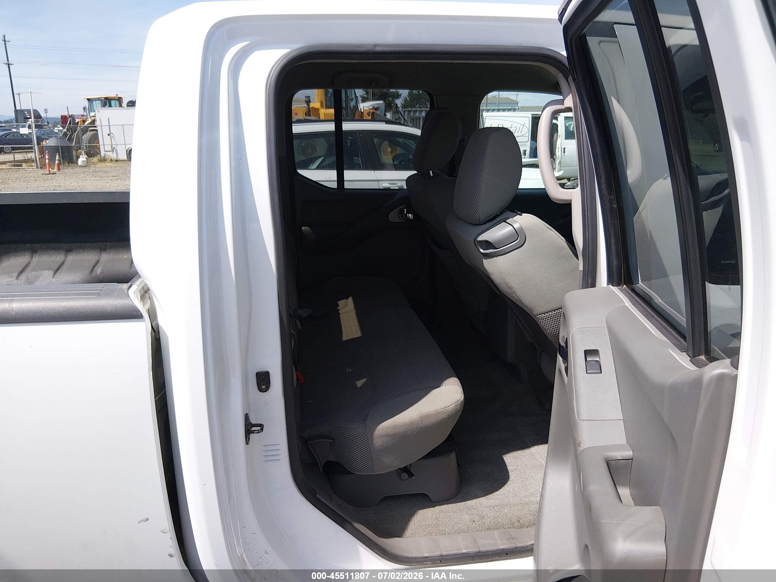 2012 Nissan Frontier Sv White vin: 1N6AD0FV5CC403385