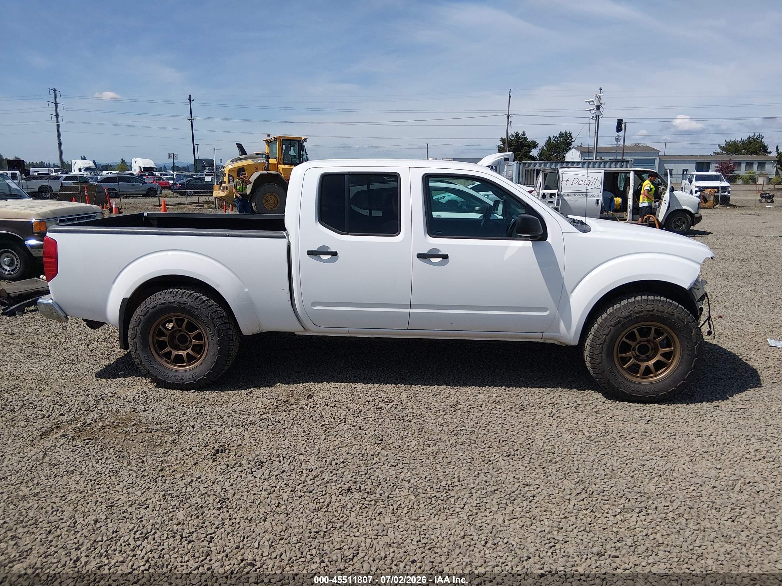 2012 Nissan Frontier Sv White vin: 1N6AD0FV5CC403385