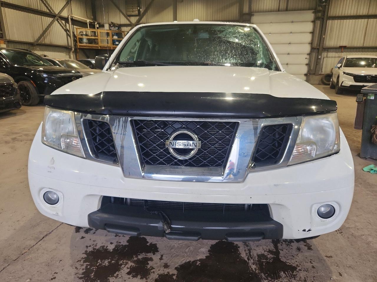 2015 Nissan Frontier Sv White vin: 1N6AD0FV5FN720771