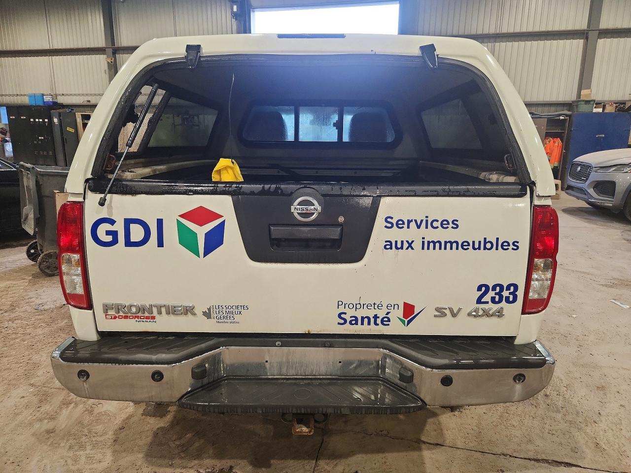 2015 Nissan Frontier Sv White vin: 1N6AD0FV5FN720771