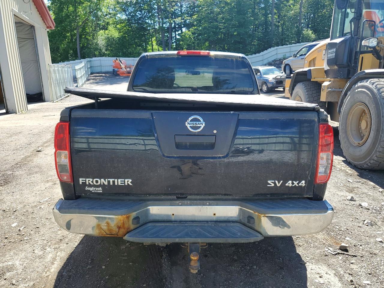 2012 Nissan Frontier Sv V6 Black vin: 1N6AD0FV6CC417621