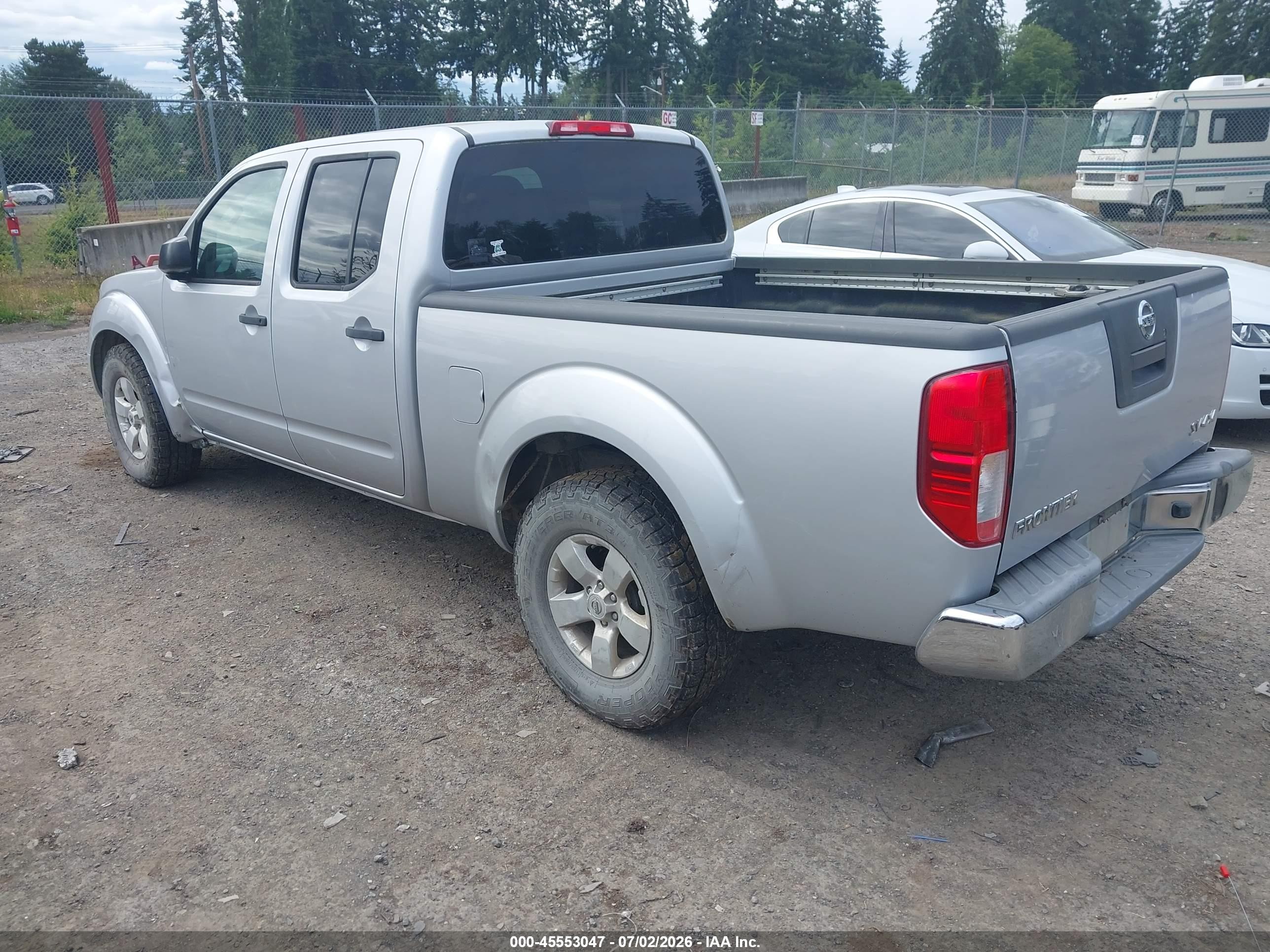 2012 Nissan Frontier Sv Silver vin: 1N6AD0FV6CC435164