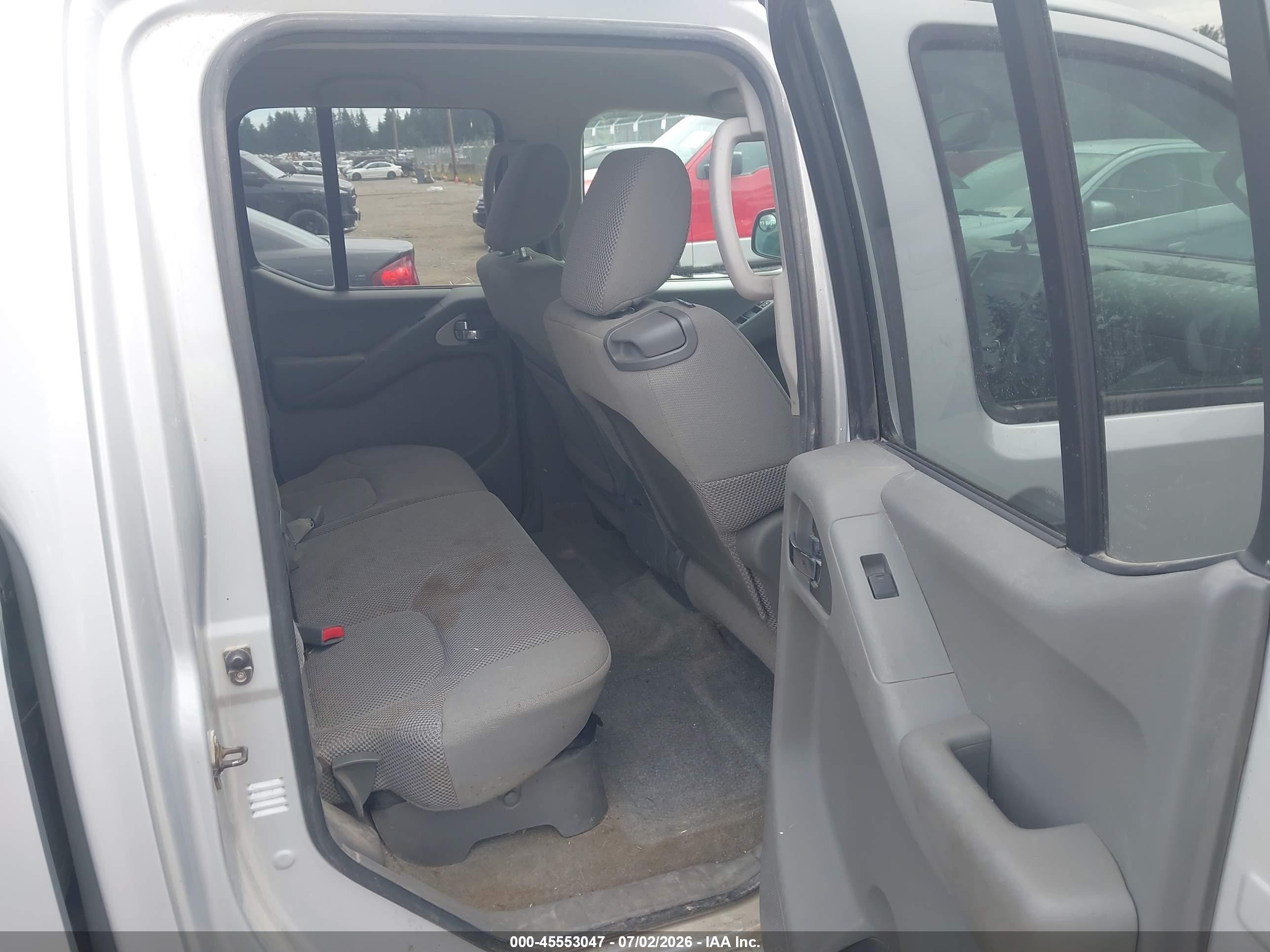 2012 Nissan Frontier Sv Silver vin: 1N6AD0FV6CC435164