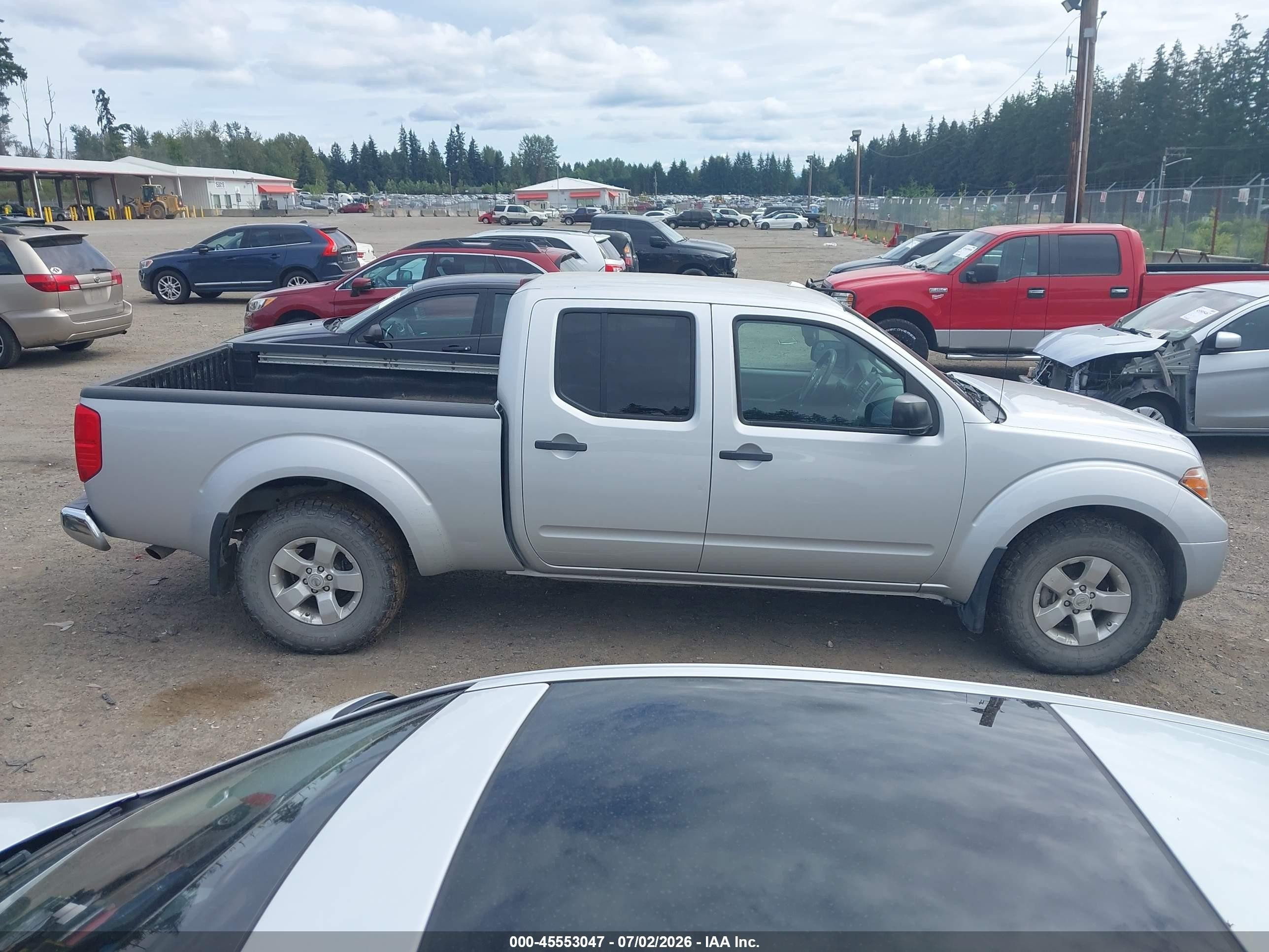 2012 Nissan Frontier Sv Silver vin: 1N6AD0FV6CC435164