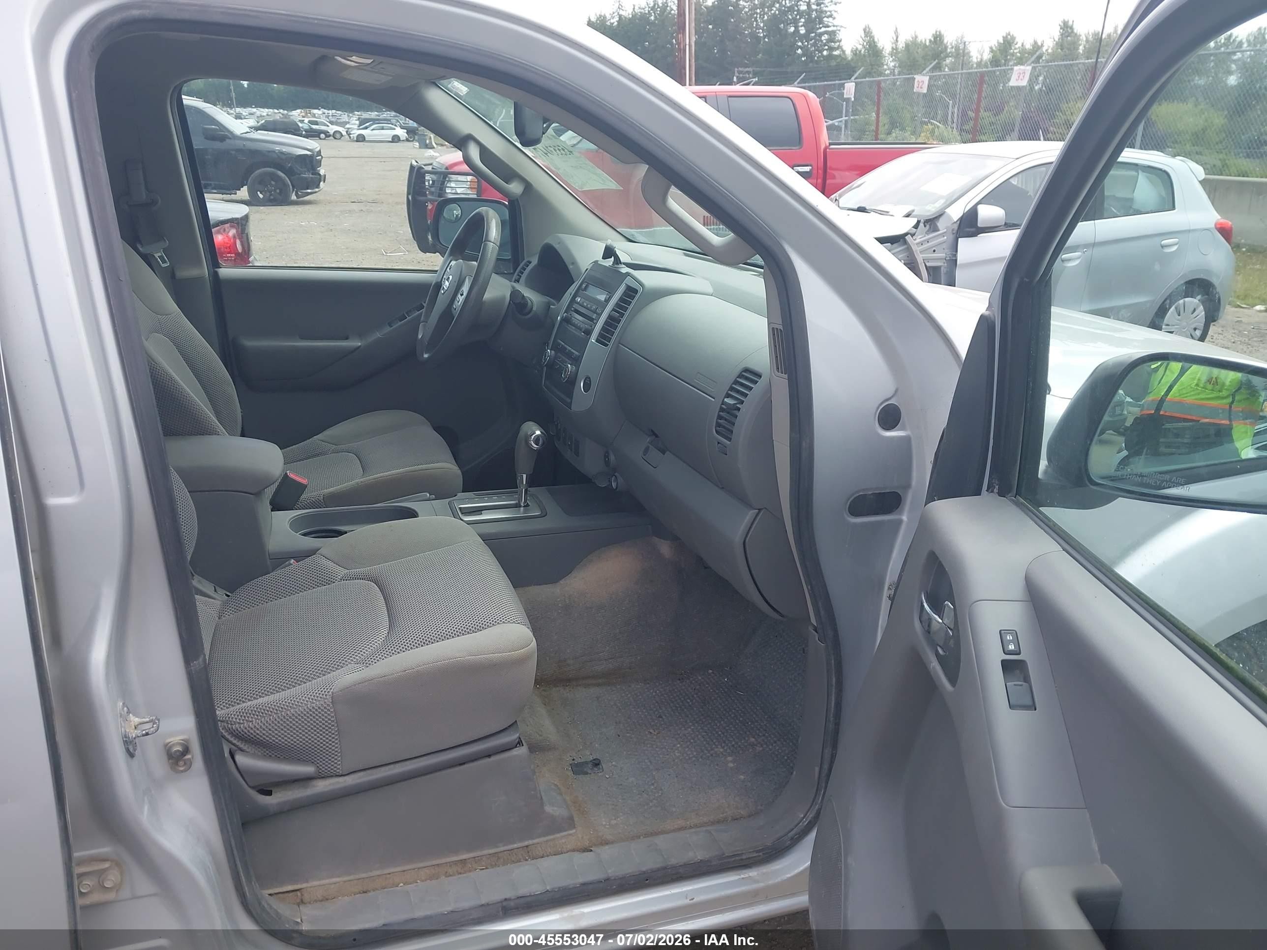 2012 Nissan Frontier Sv Silver vin: 1N6AD0FV6CC435164