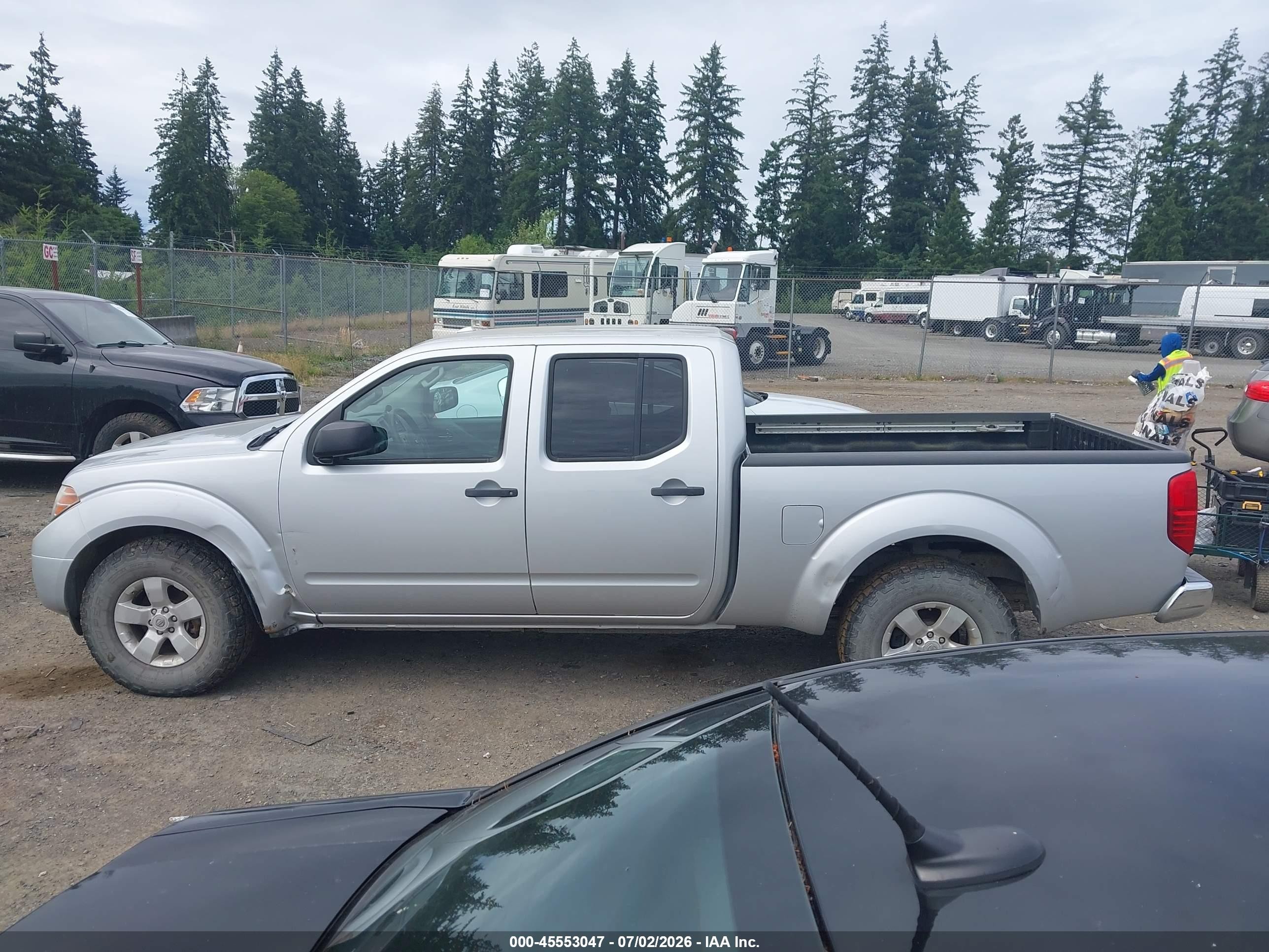 2012 Nissan Frontier Sv Silver vin: 1N6AD0FV6CC435164
