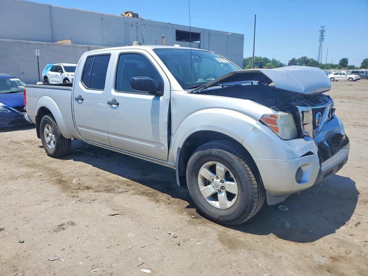 2012 Nissan Frontier Sv V6 Серебряный vin: 1N6AD0FV6CC435343