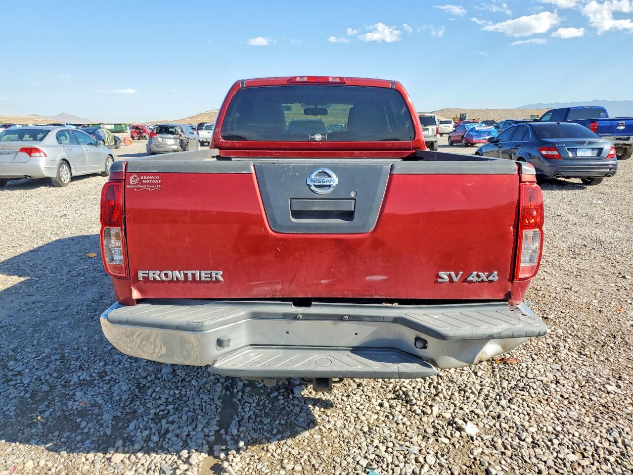 2012 Nissan Frontier Sv V6 Maroon vin: 1N6AD0FV6CC441594