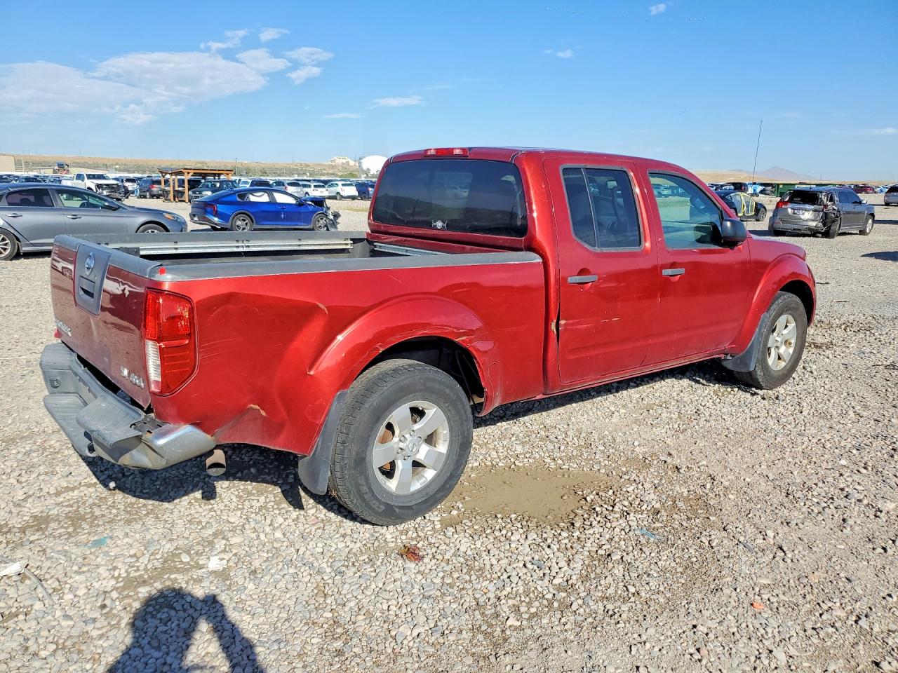 2012 Nissan Frontier Sv V6 Maroon vin: 1N6AD0FV6CC441594