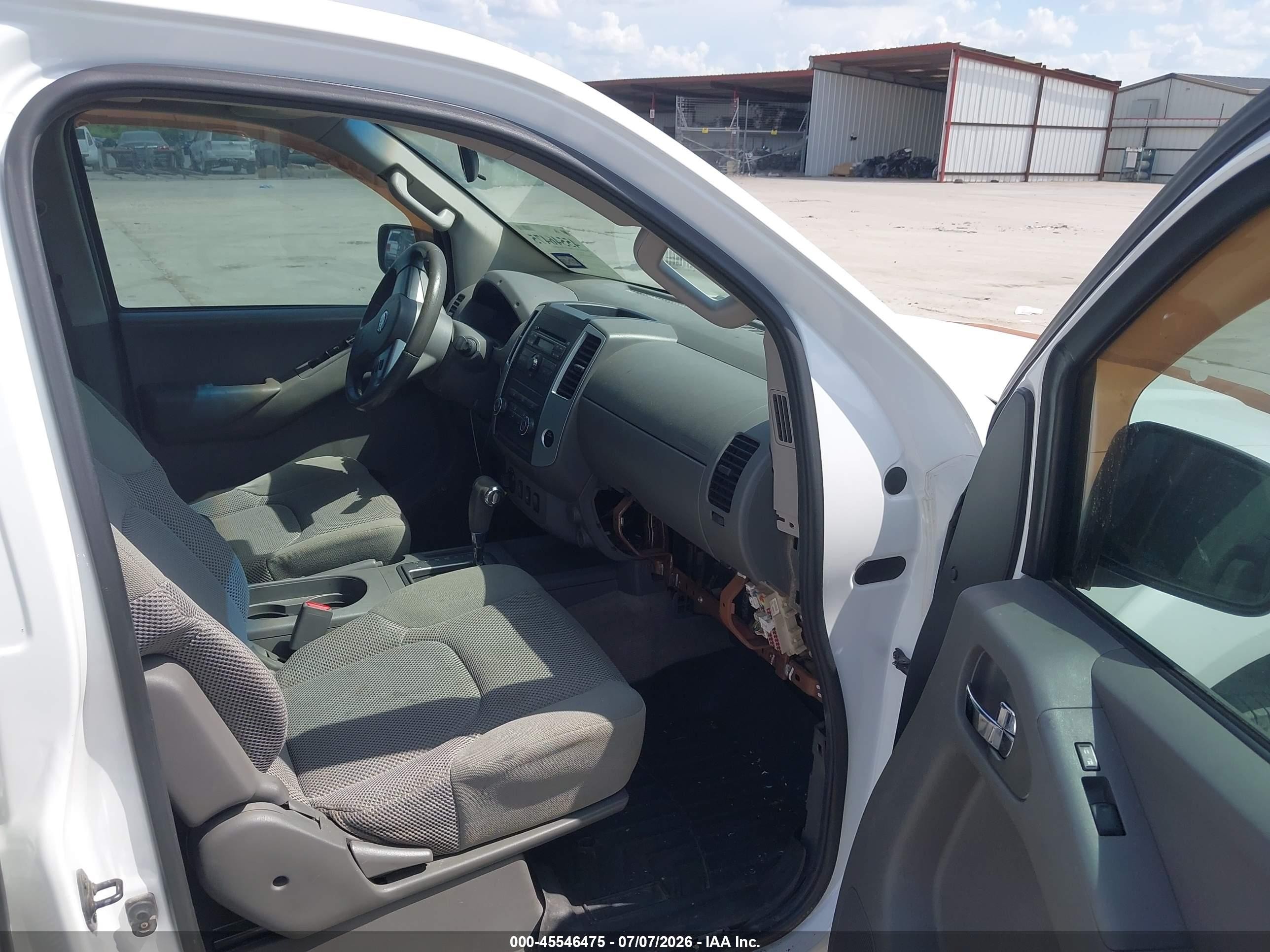 2012 Nissan Frontier Sv White vin: 1N6AD0FV6CC455365