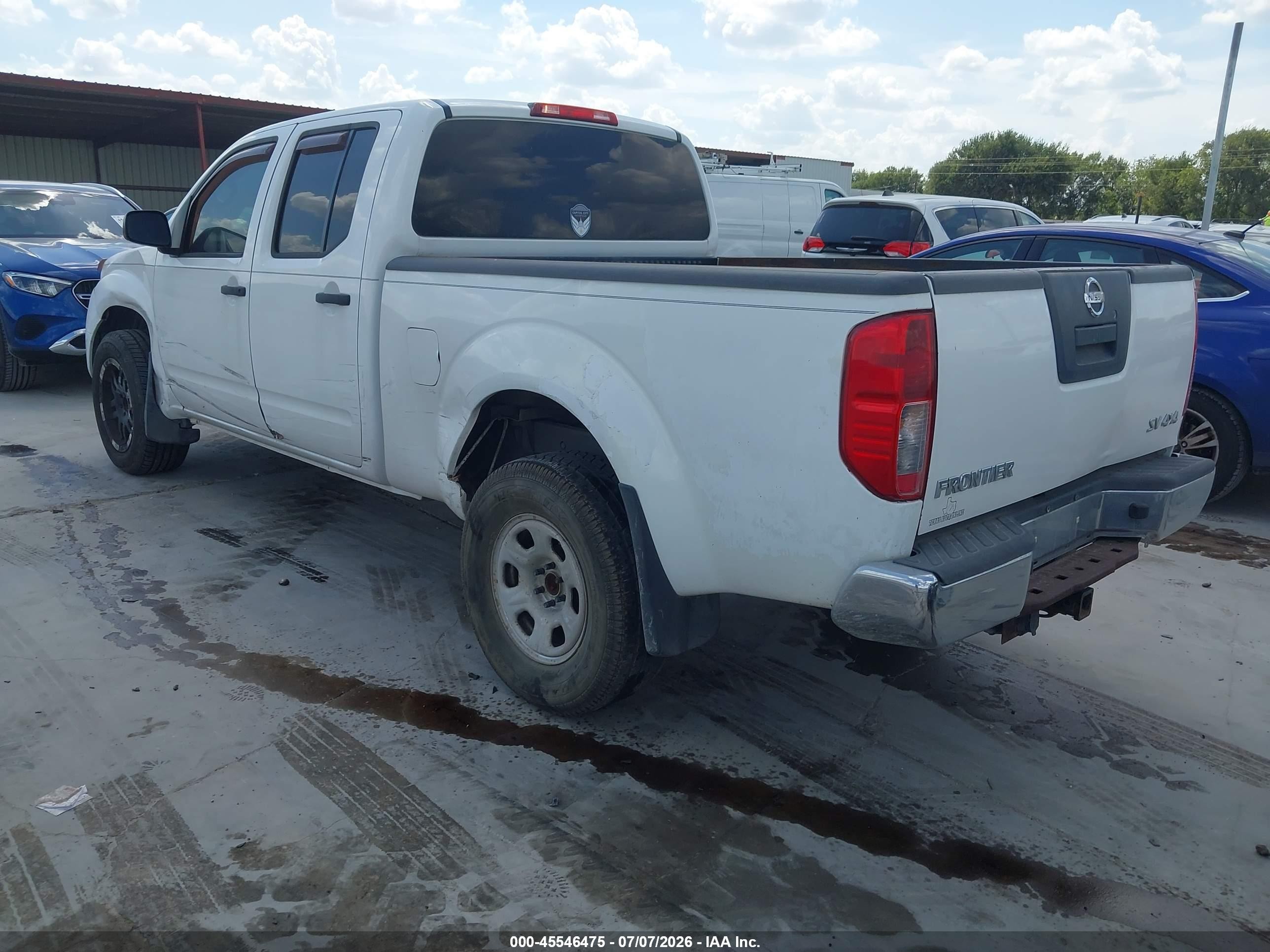 2012 Nissan Frontier Sv White vin: 1N6AD0FV6CC455365