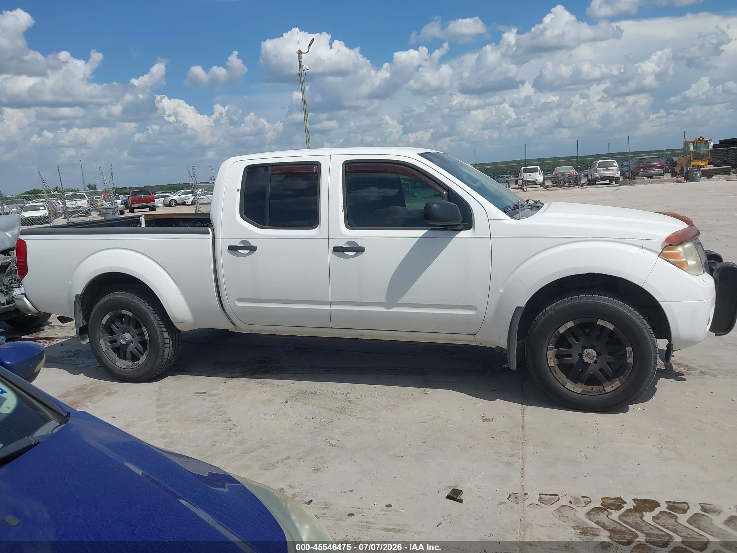 2012 Nissan Frontier Sv White vin: 1N6AD0FV6CC455365
