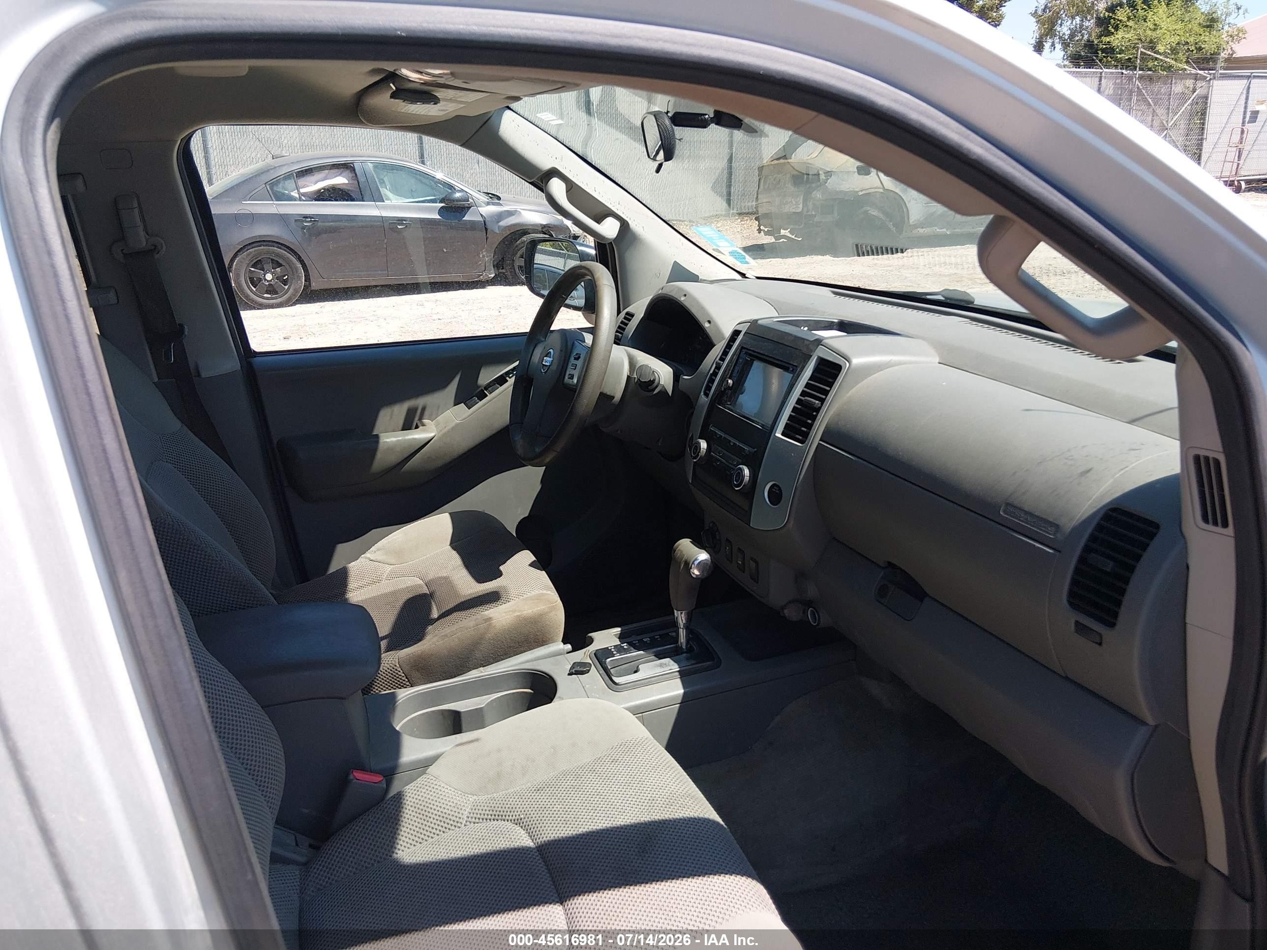 2012 Nissan Frontier Sv Silver vin: 1N6AD0FV7CC407146
