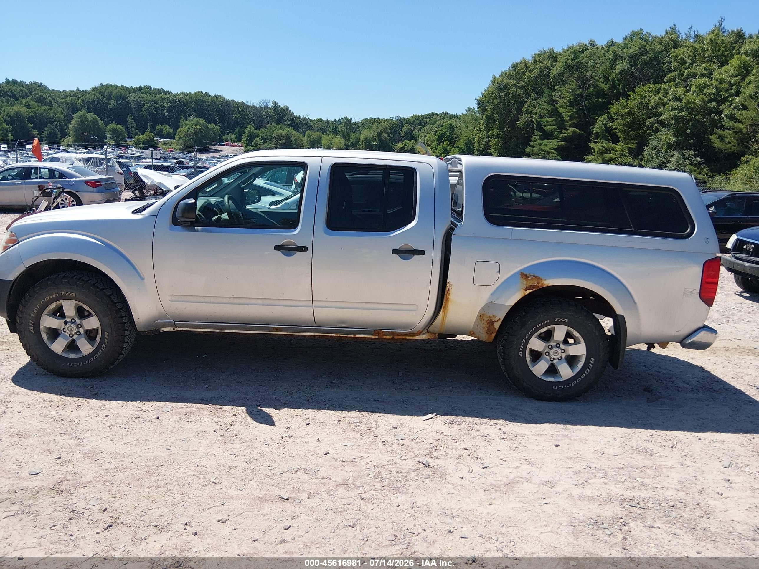 2012 Nissan Frontier Sv Silver vin: 1N6AD0FV7CC407146