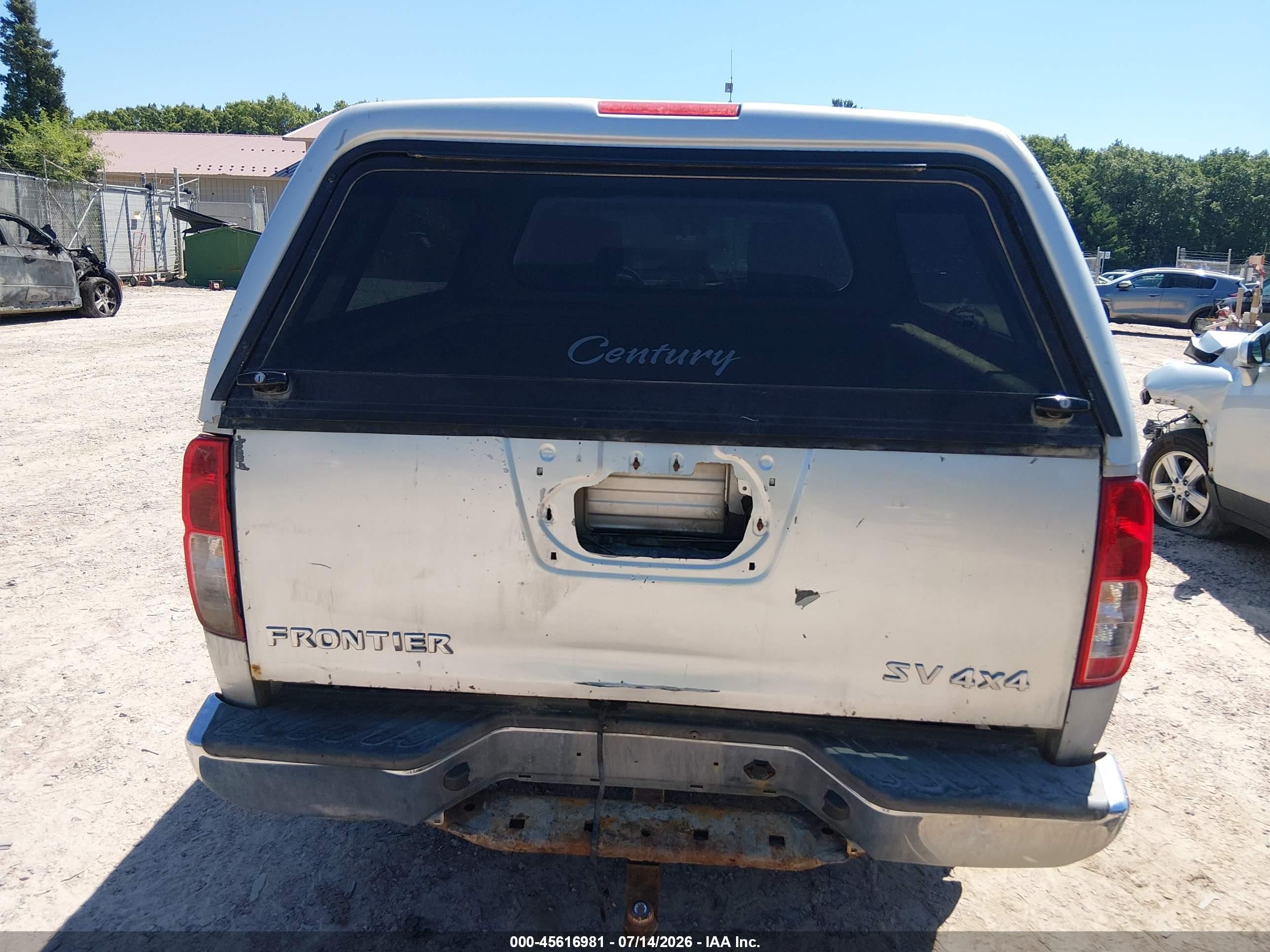 2012 Nissan Frontier Sv Silver vin: 1N6AD0FV7CC407146