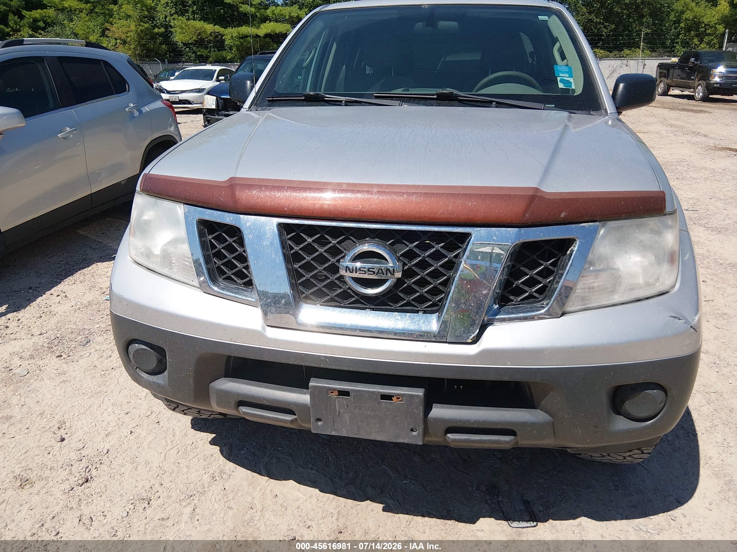 2012 Nissan Frontier Sv Silver vin: 1N6AD0FV7CC407146