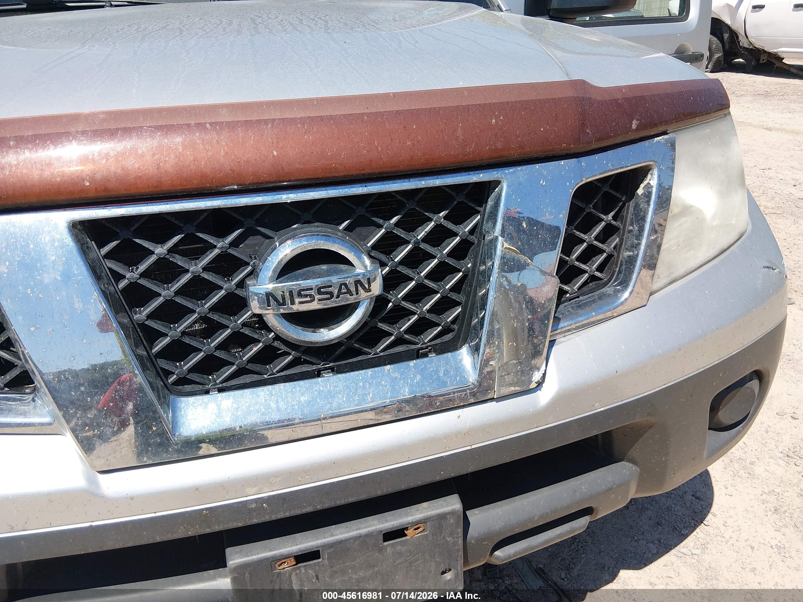 2012 Nissan Frontier Sv Silver vin: 1N6AD0FV7CC407146