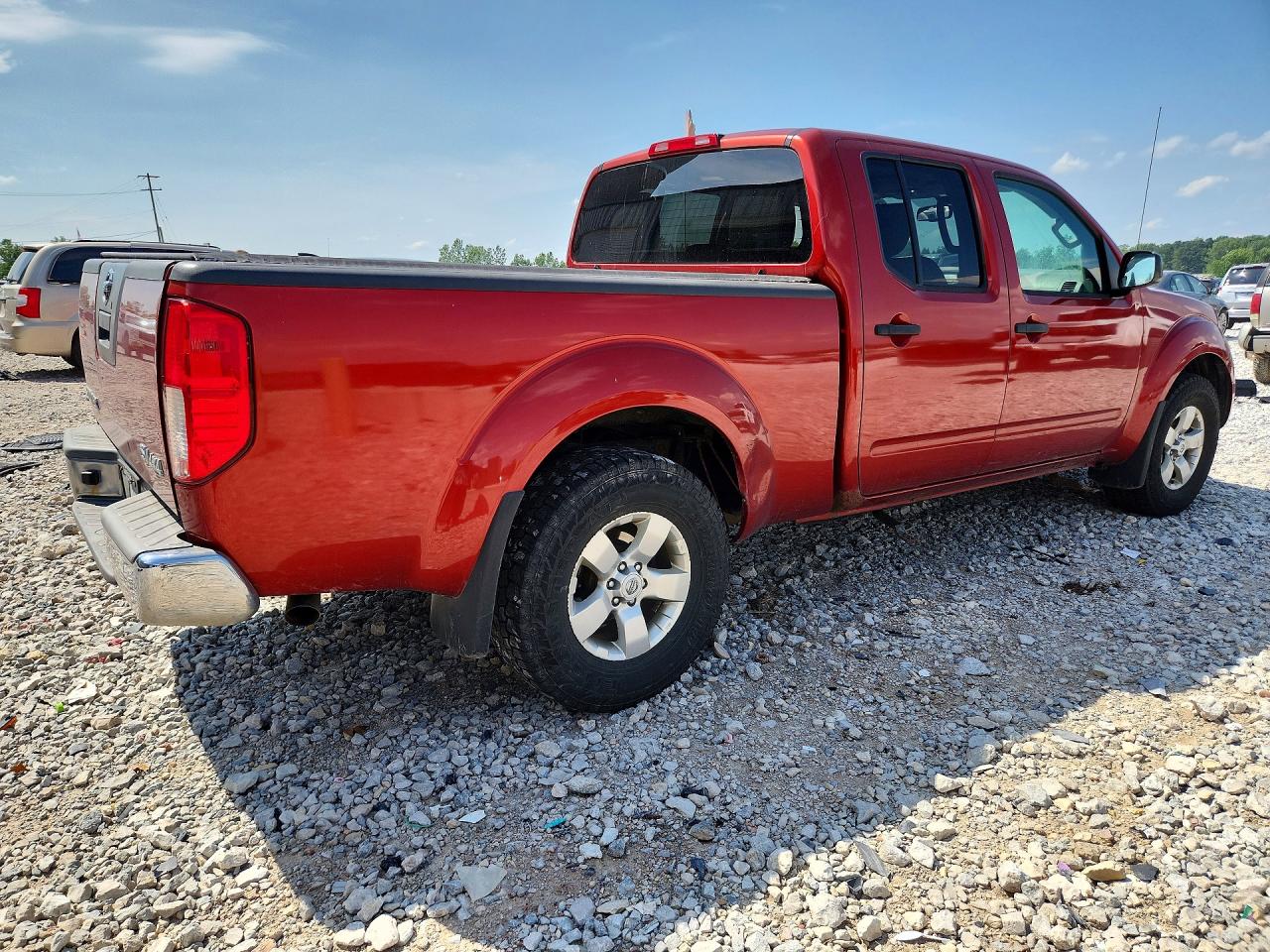 2012 Nissan Frontier Sv V6 Red vin: 1N6AD0FV7CC409348