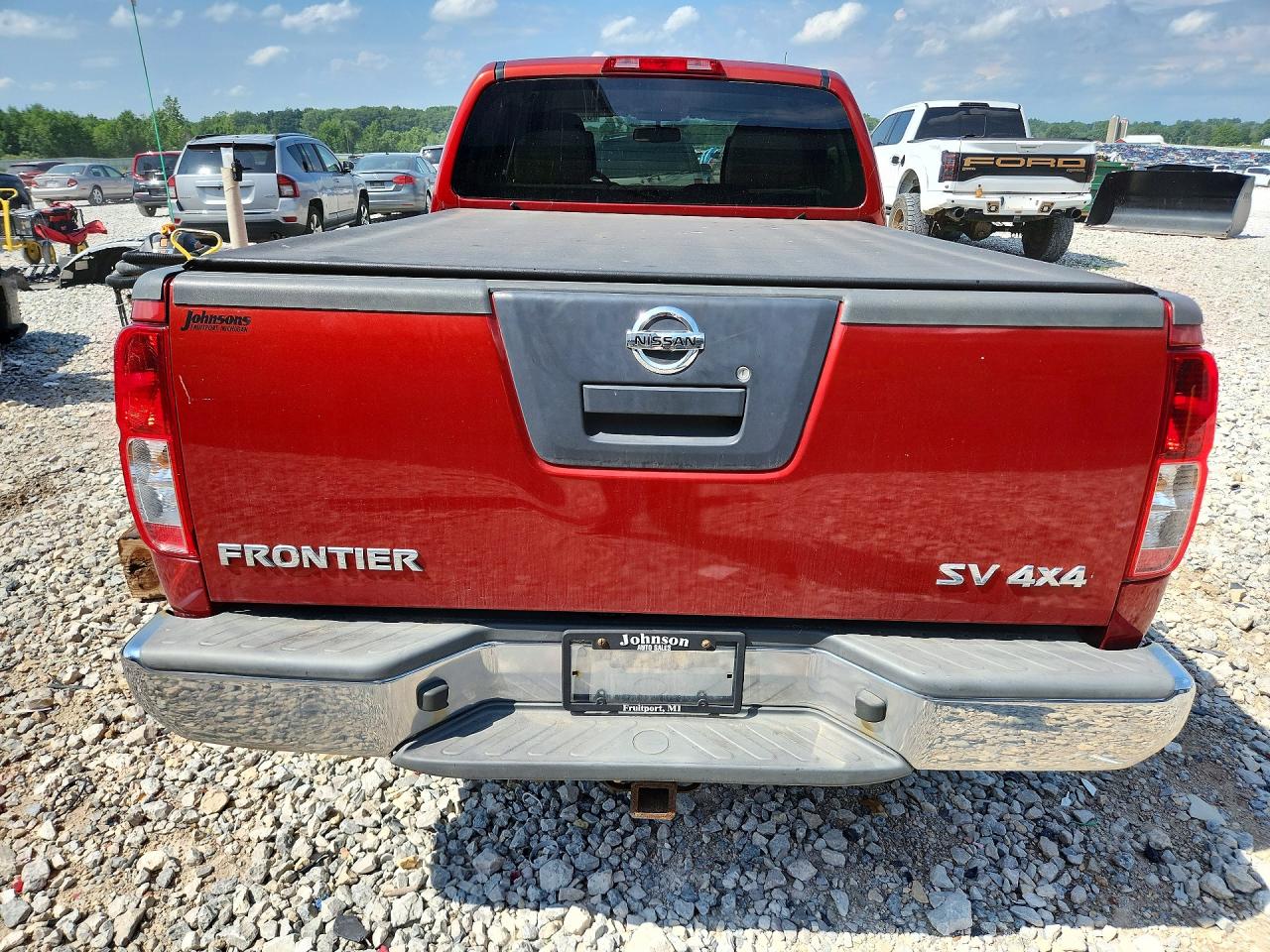 2012 Nissan Frontier Sv V6 Red vin: 1N6AD0FV7CC409348