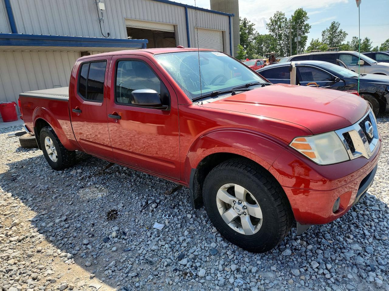 2012 Nissan Frontier Sv V6 Red vin: 1N6AD0FV7CC409348