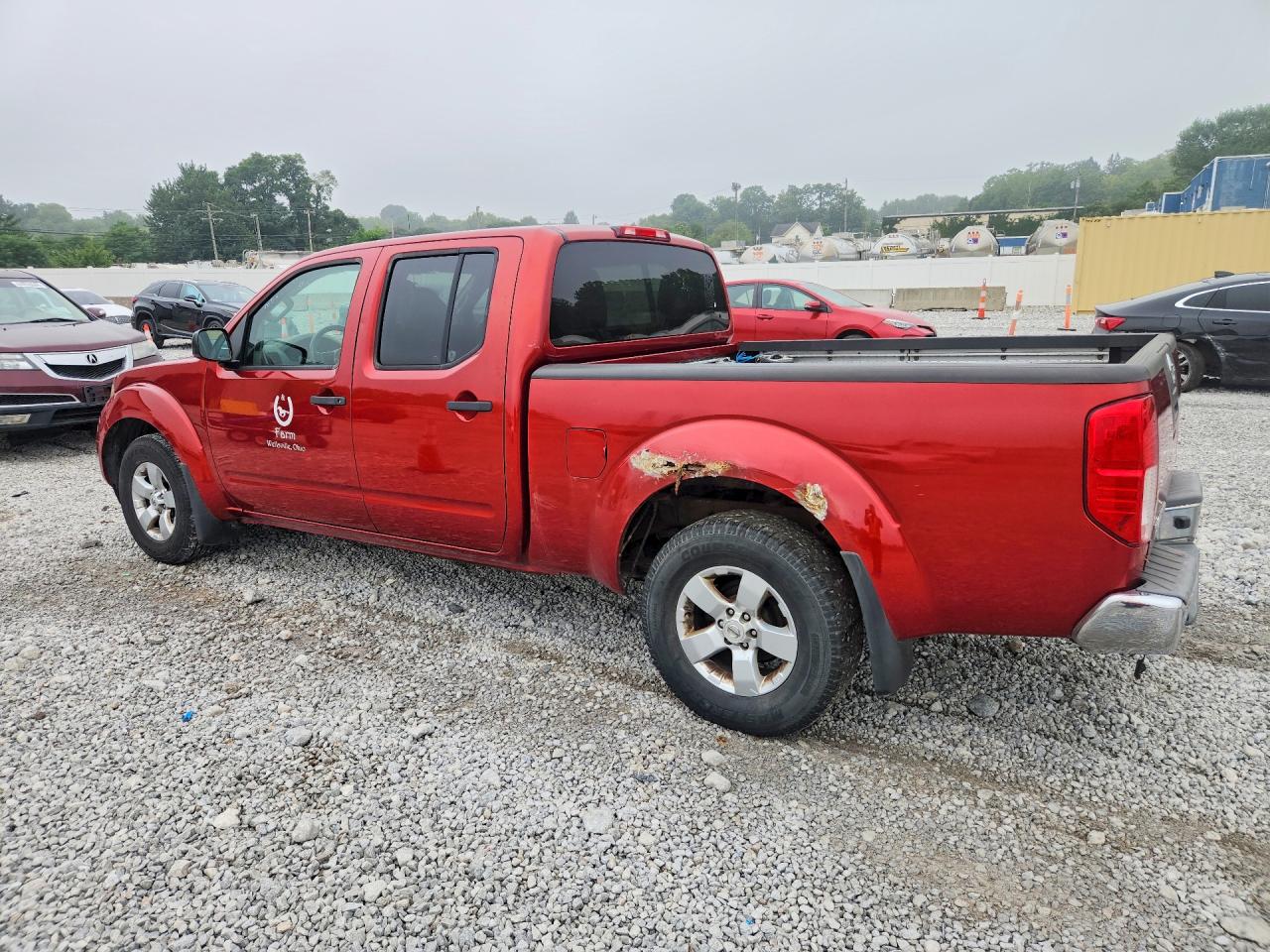 2012 Nissan Frontier Sv V6 Red vin: 1N6AD0FV7CC423122
