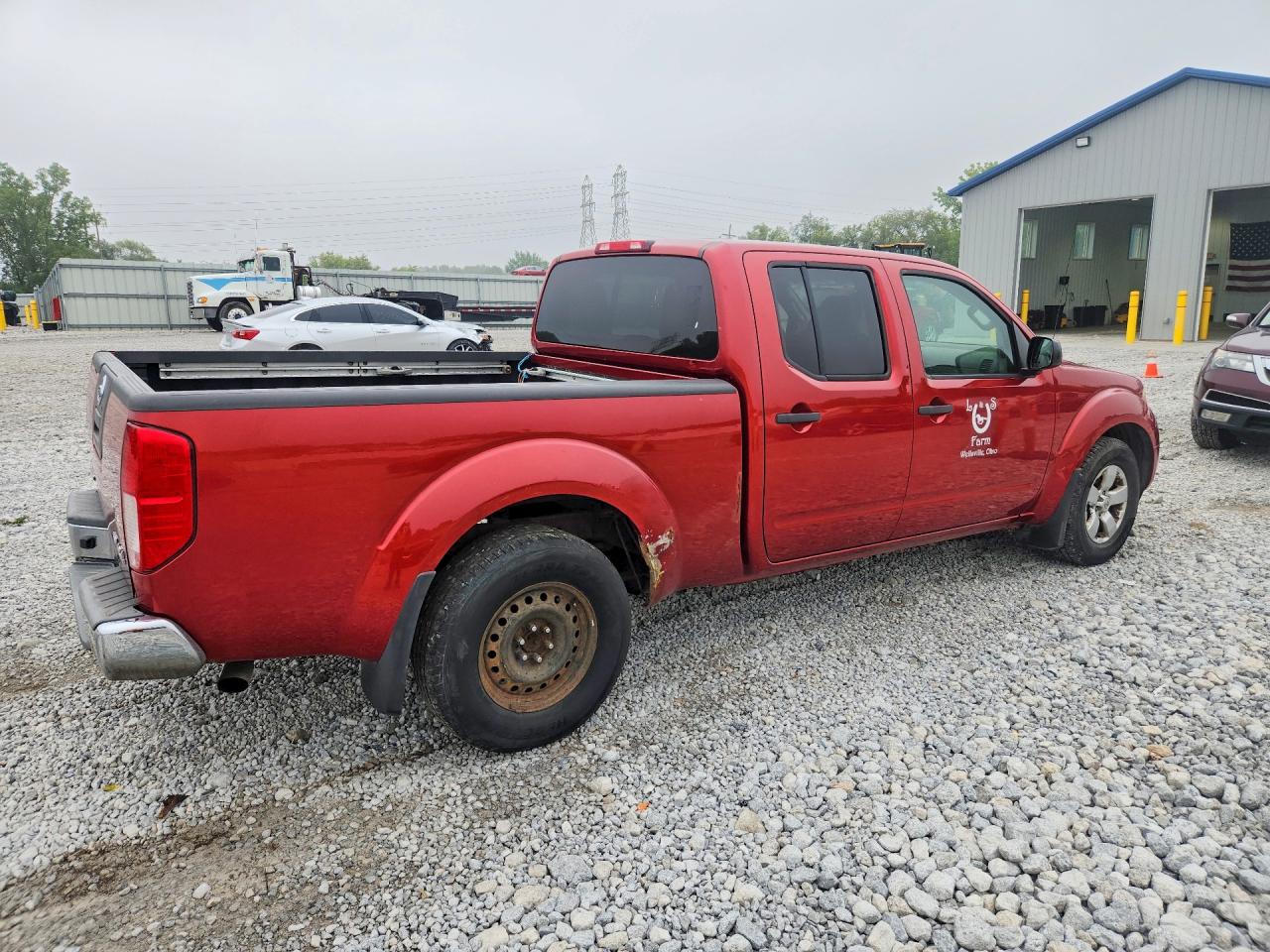 2012 Nissan Frontier Sv V6 Red vin: 1N6AD0FV7CC423122