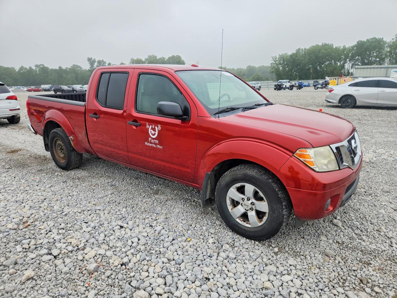 2012 Nissan Frontier Sv V6 Red vin: 1N6AD0FV7CC423122