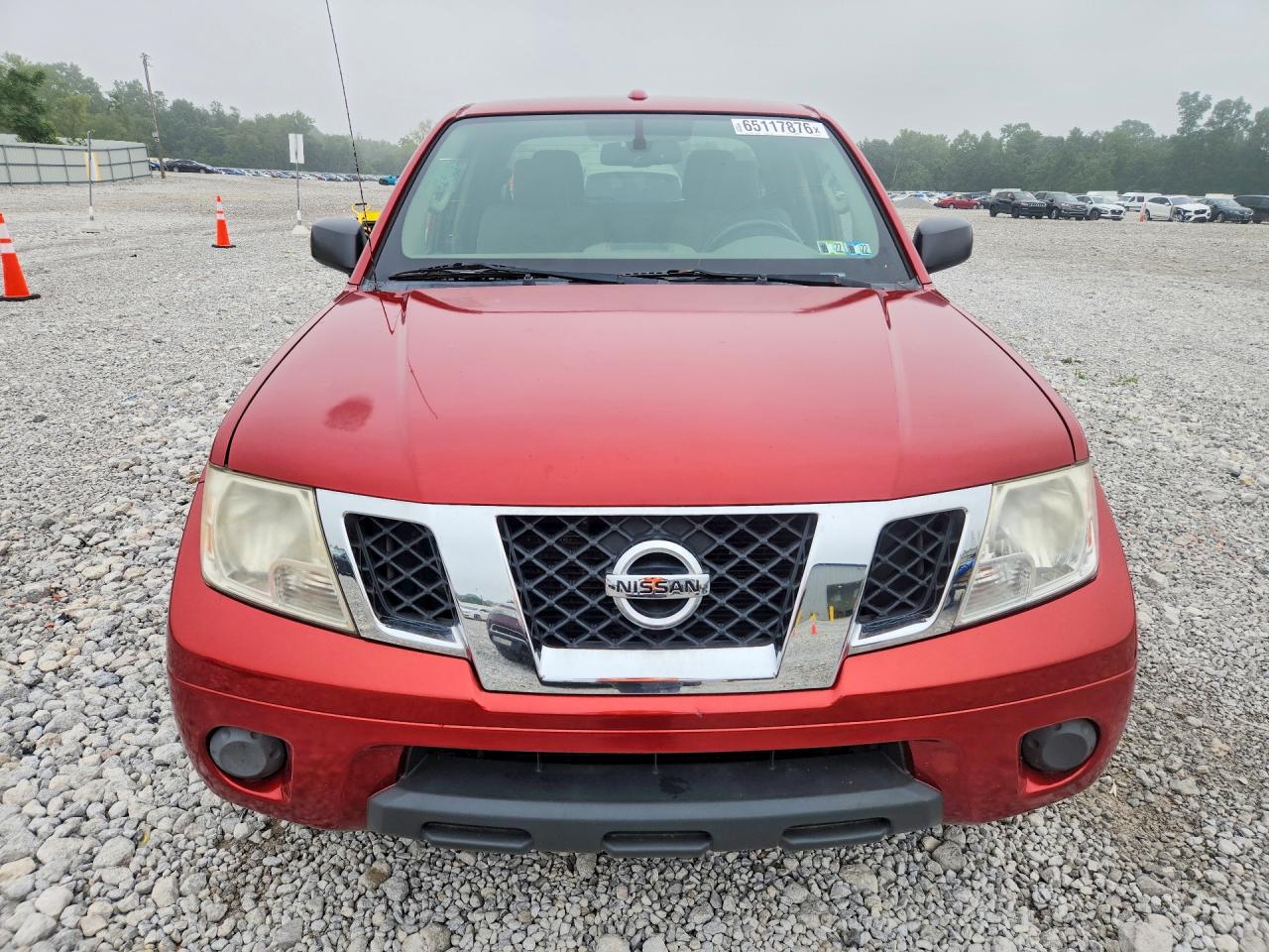 2012 Nissan Frontier Sv V6 Red vin: 1N6AD0FV7CC423122