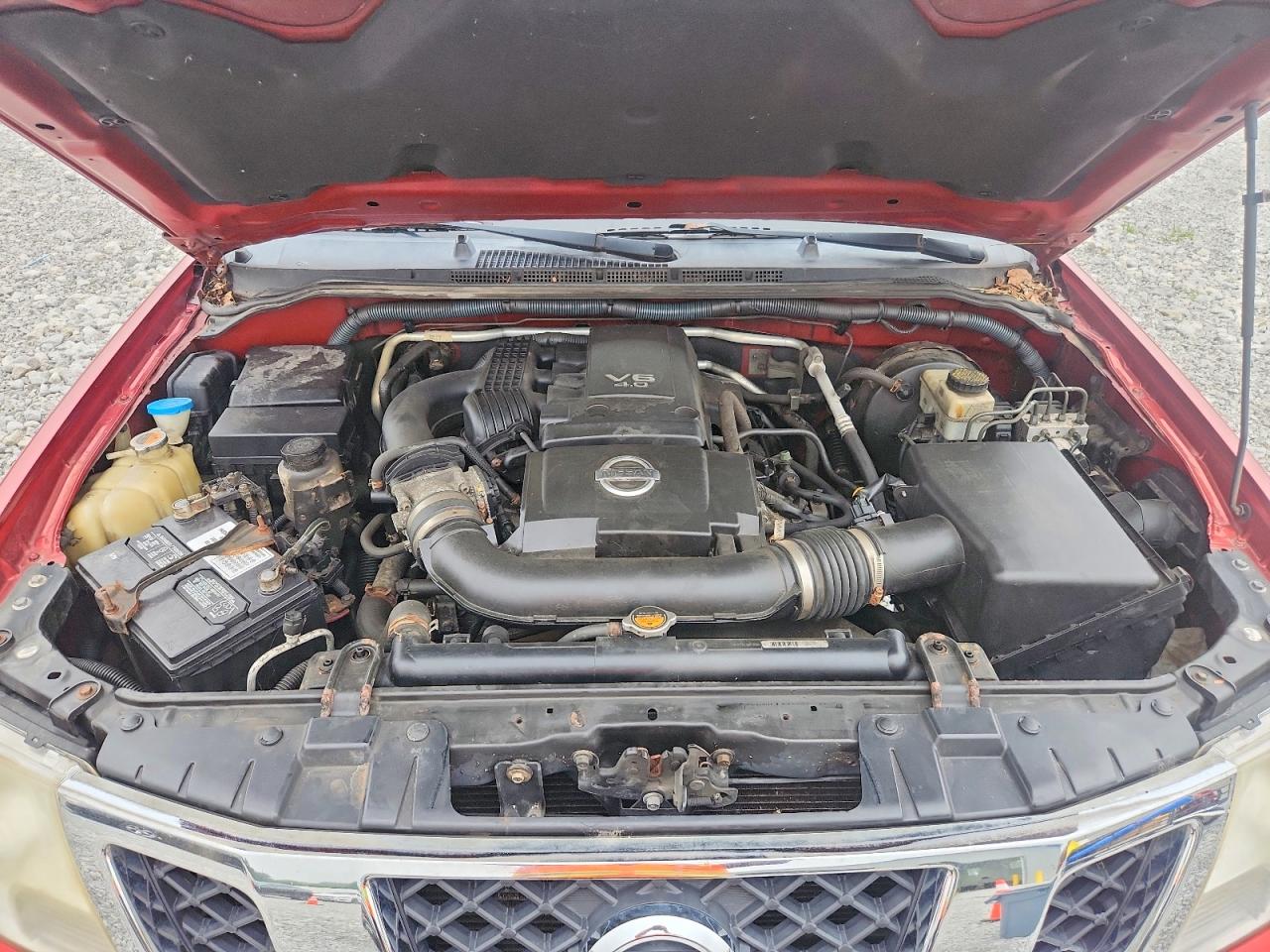 2012 Nissan Frontier Sv V6 Red vin: 1N6AD0FV7CC423122