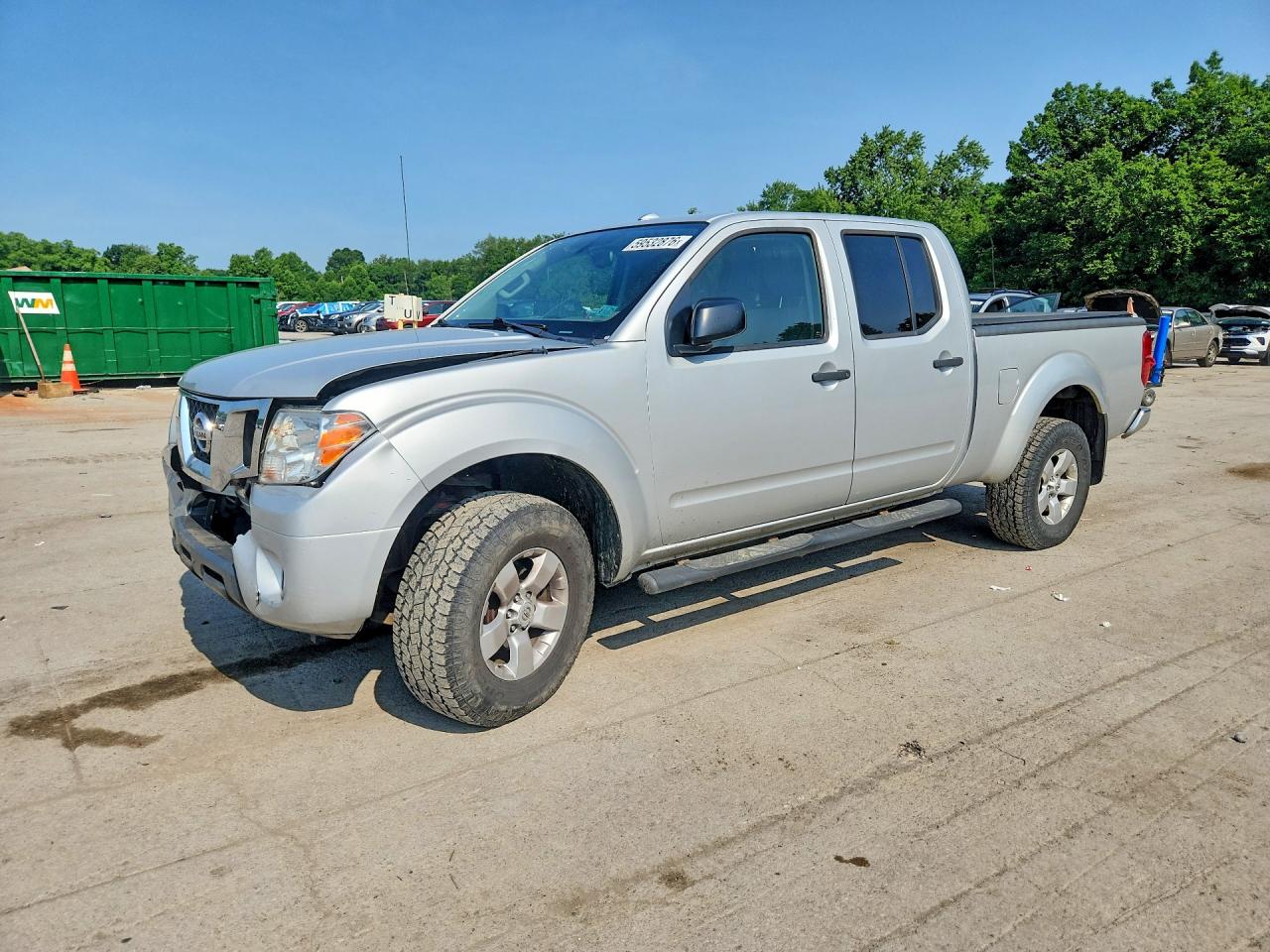 2012 Nissan Frontier Sv V6 Silver vin: 1N6AD0FV7CC475110