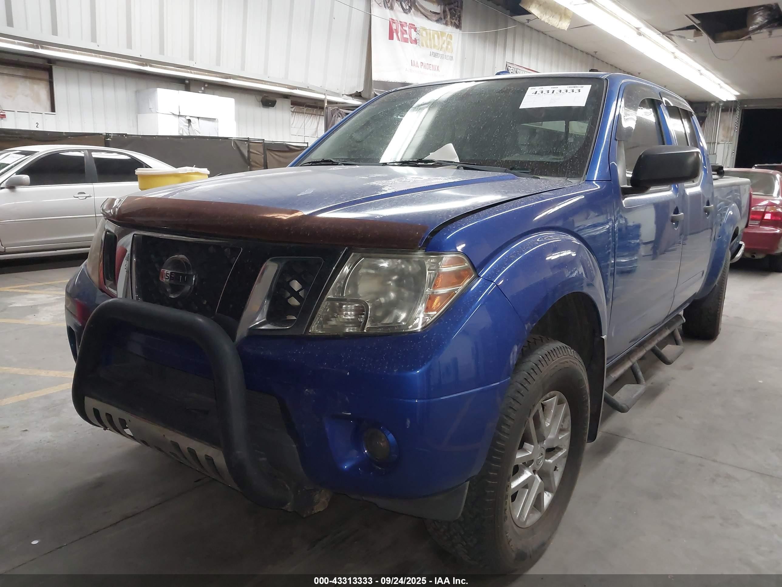 2014 Nissan Frontier Sv Blue vin: 1N6AD0FV7EN731754