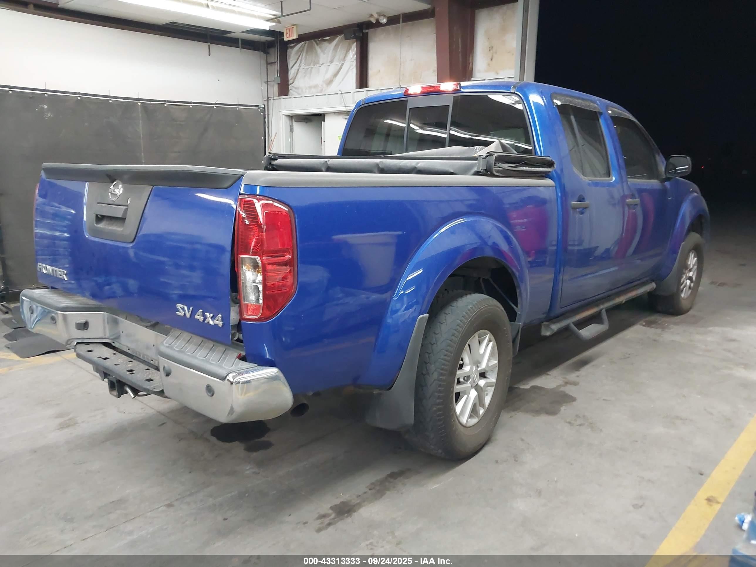 2014 Nissan Frontier Sv Blue vin: 1N6AD0FV7EN731754