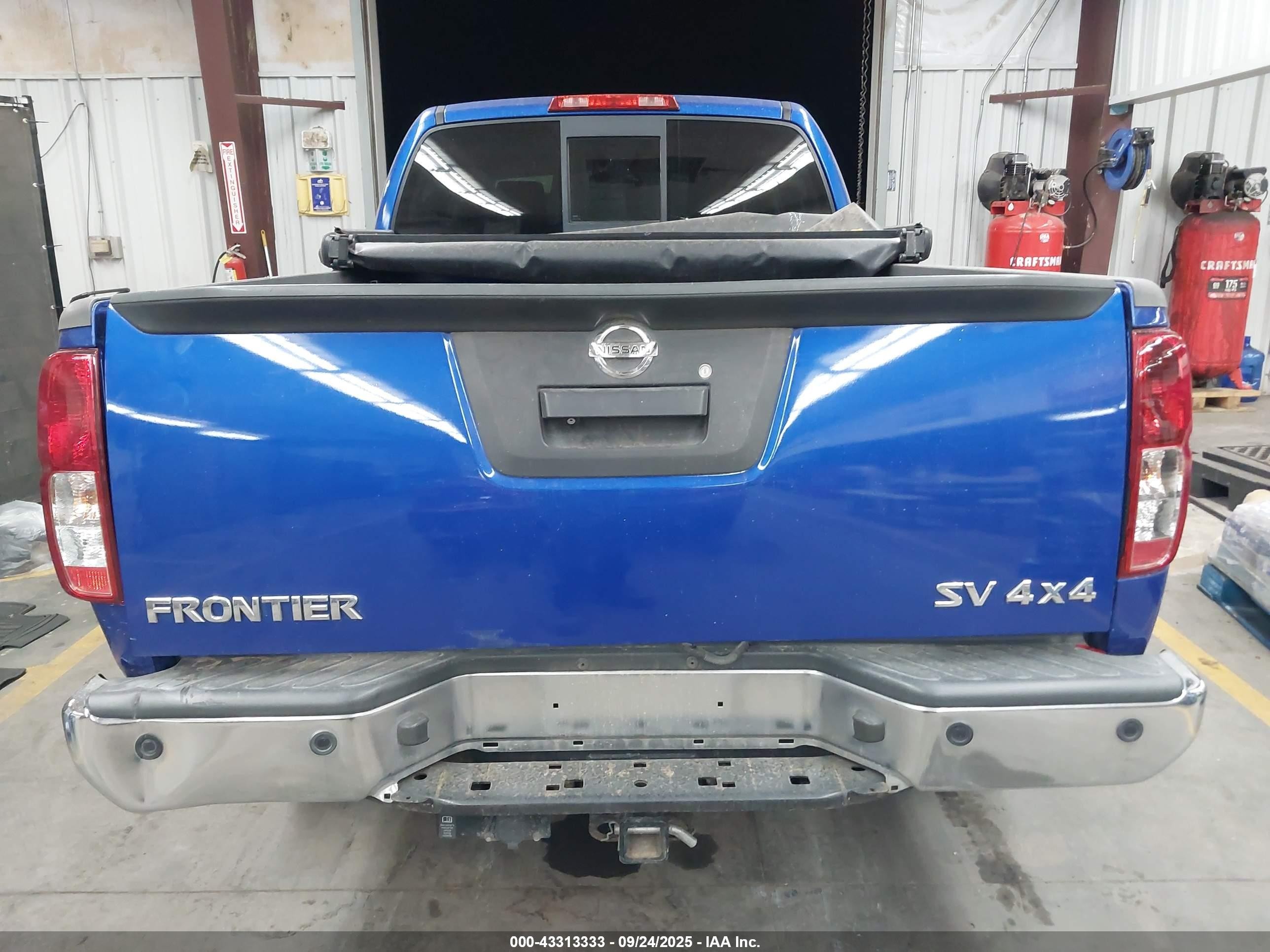 2014 Nissan Frontier Sv Blue vin: 1N6AD0FV7EN731754