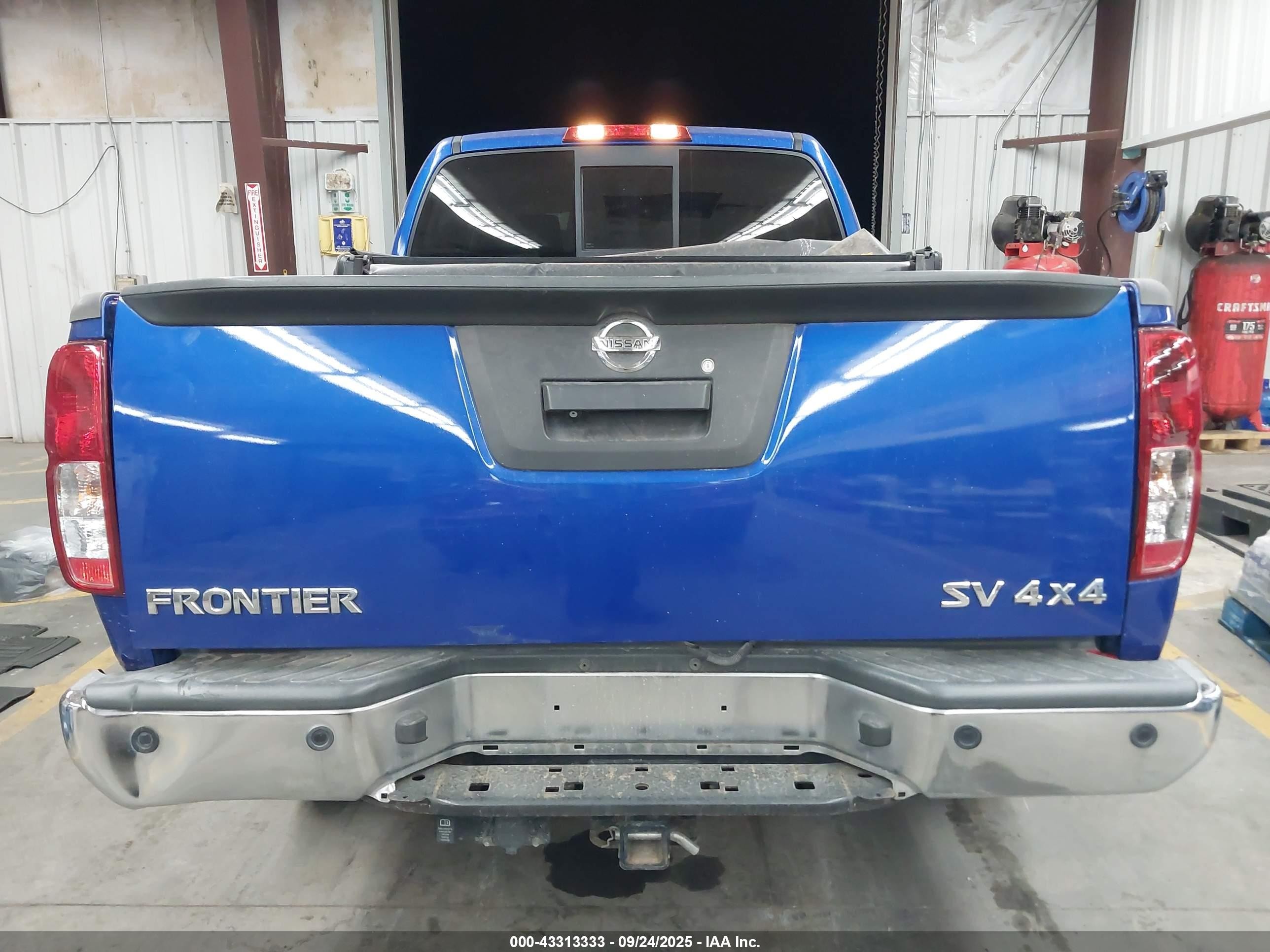 2014 Nissan Frontier Sv Blue vin: 1N6AD0FV7EN731754