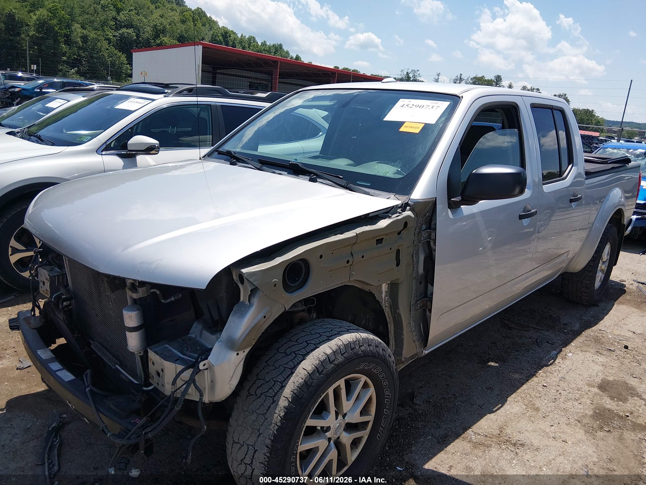 2015 Nissan Frontier Sv Silver vin: 1N6AD0FV7FN703115