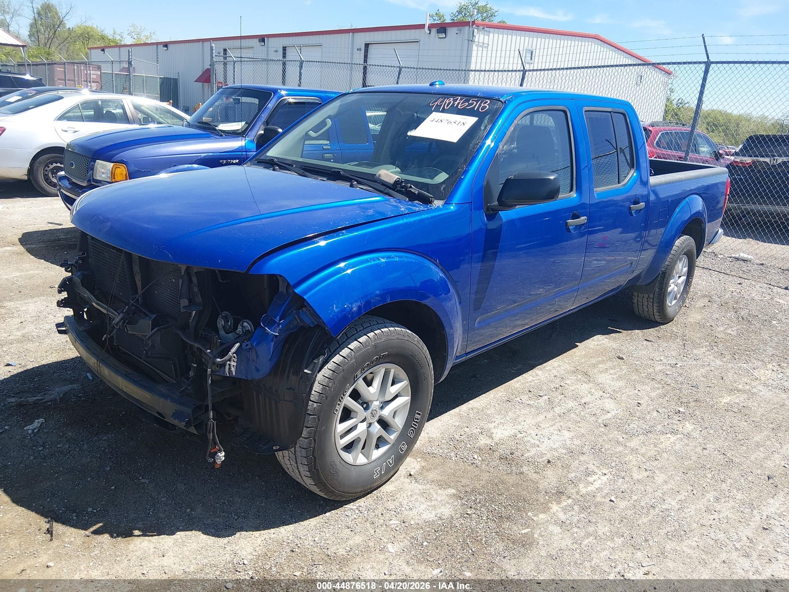 2015 Nissan Frontier Sl/sv Blue vin: 1N6AD0FV7FN718441