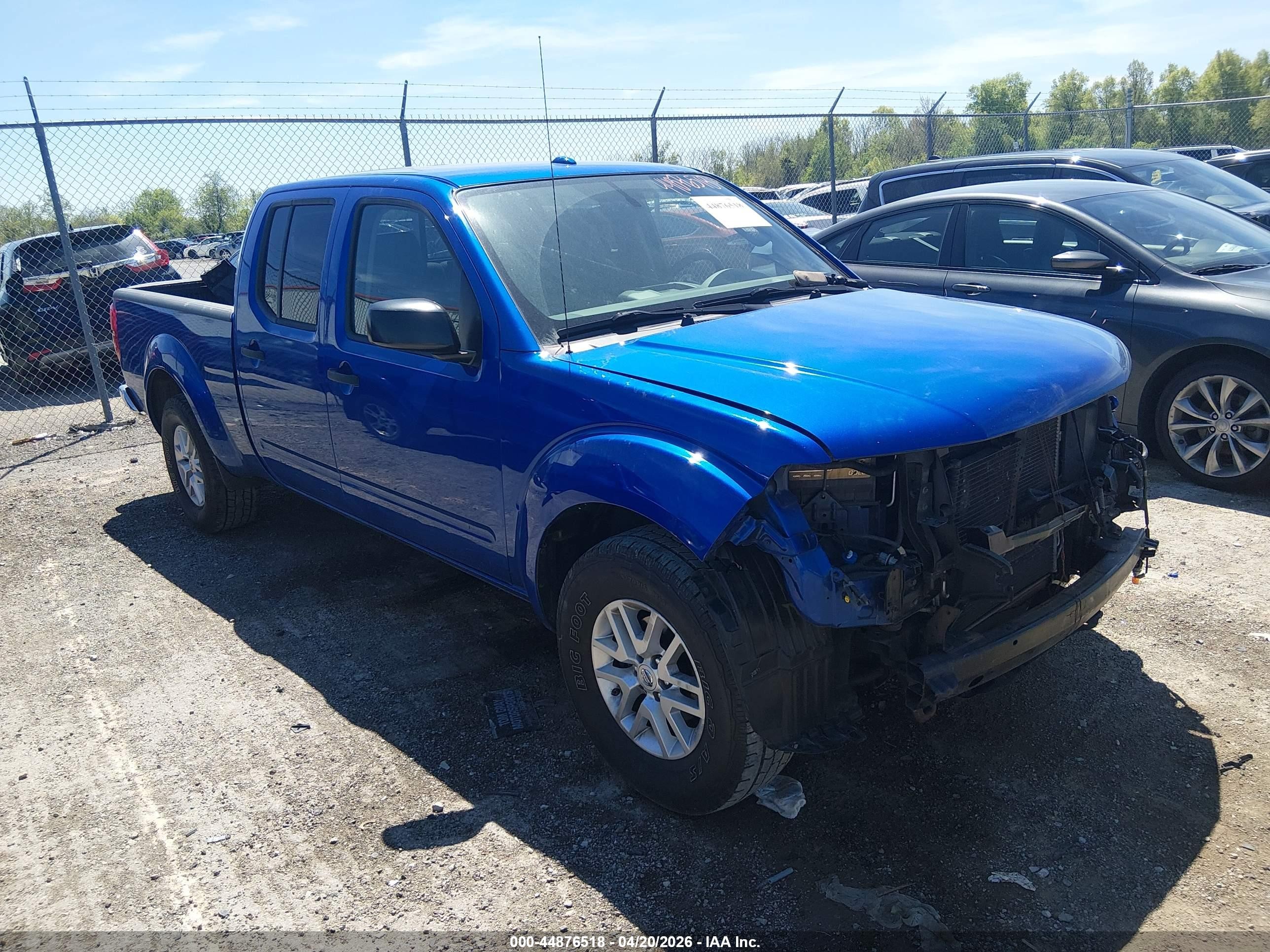 2015 Nissan Frontier Sl/sv Blue vin: 1N6AD0FV7FN718441