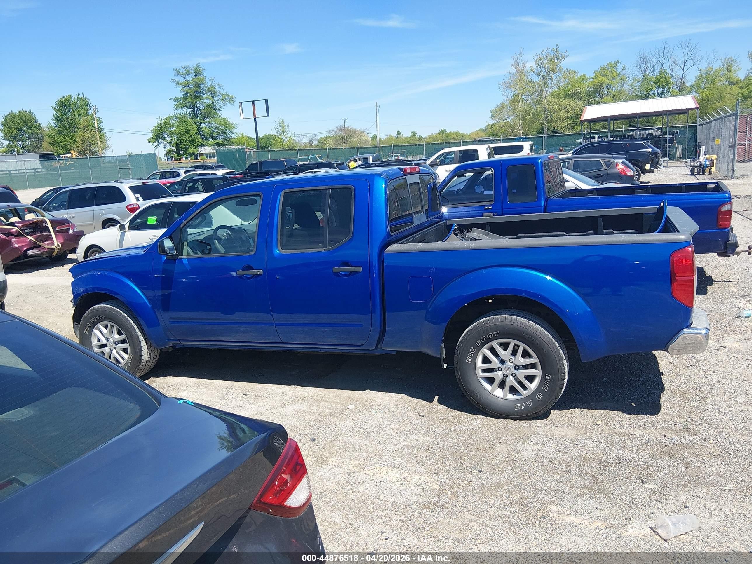 2015 Nissan Frontier Sl/sv Blue vin: 1N6AD0FV7FN718441