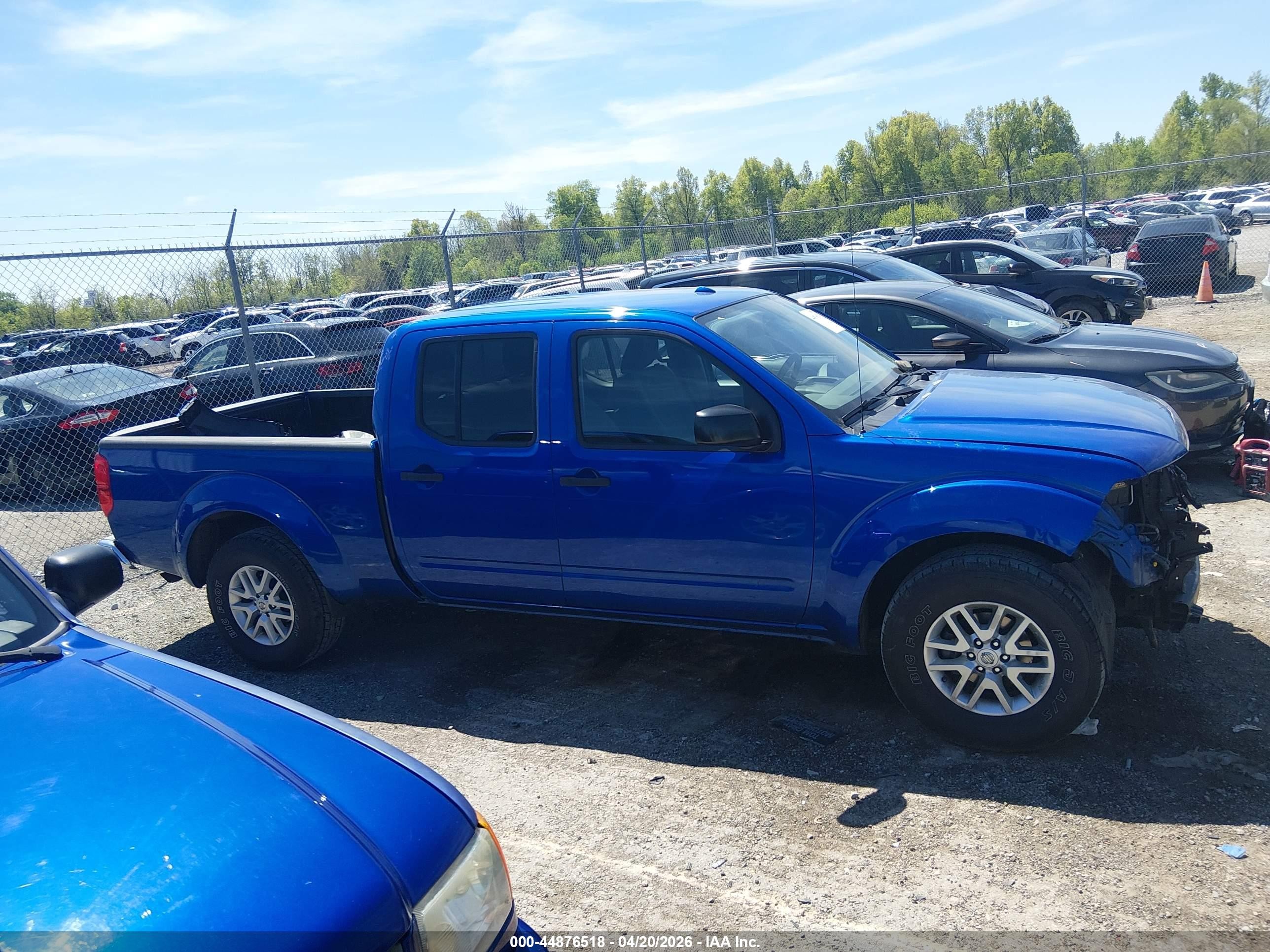 2015 Nissan Frontier Sl/sv Blue vin: 1N6AD0FV7FN718441