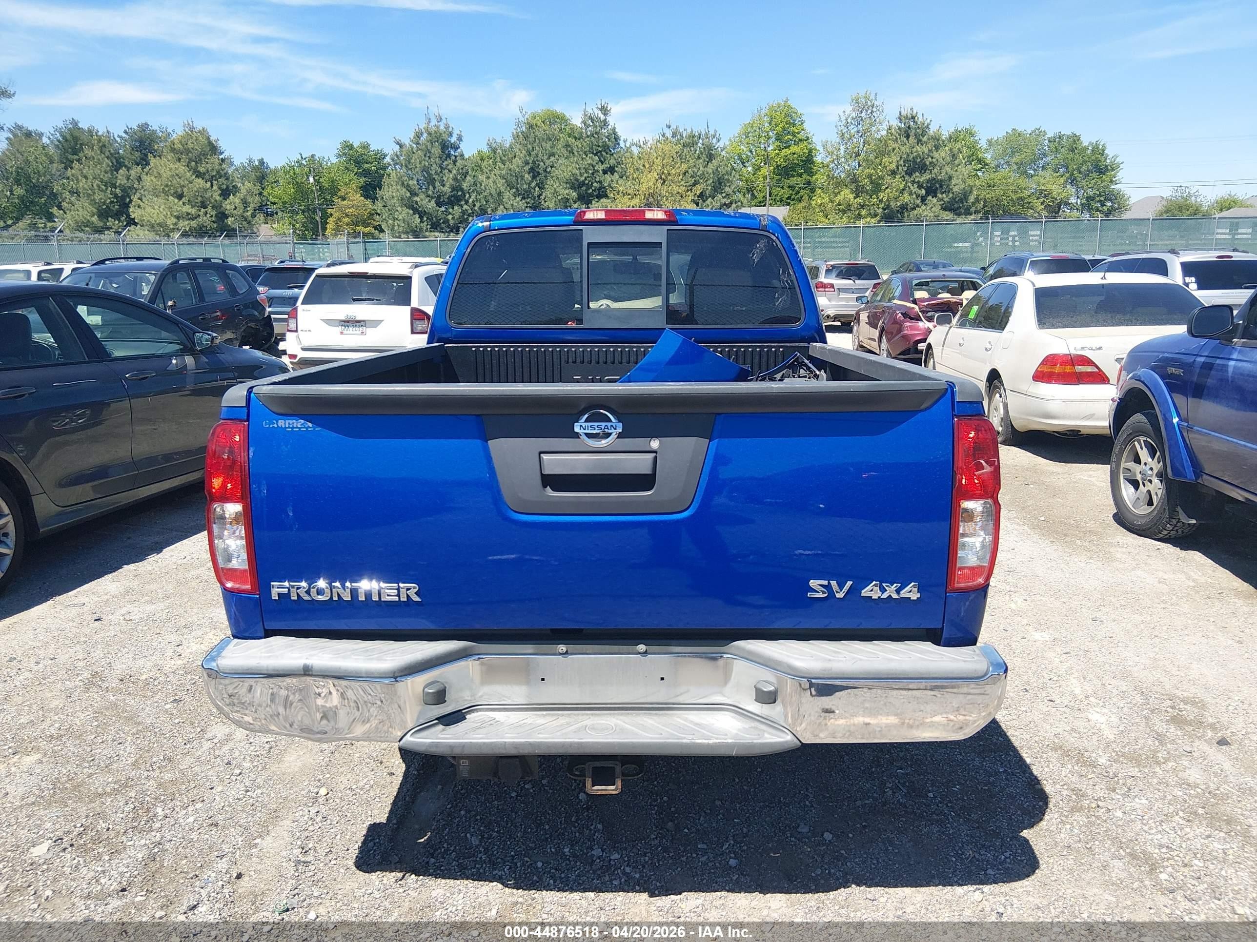2015 Nissan Frontier Sl/sv Blue vin: 1N6AD0FV7FN718441